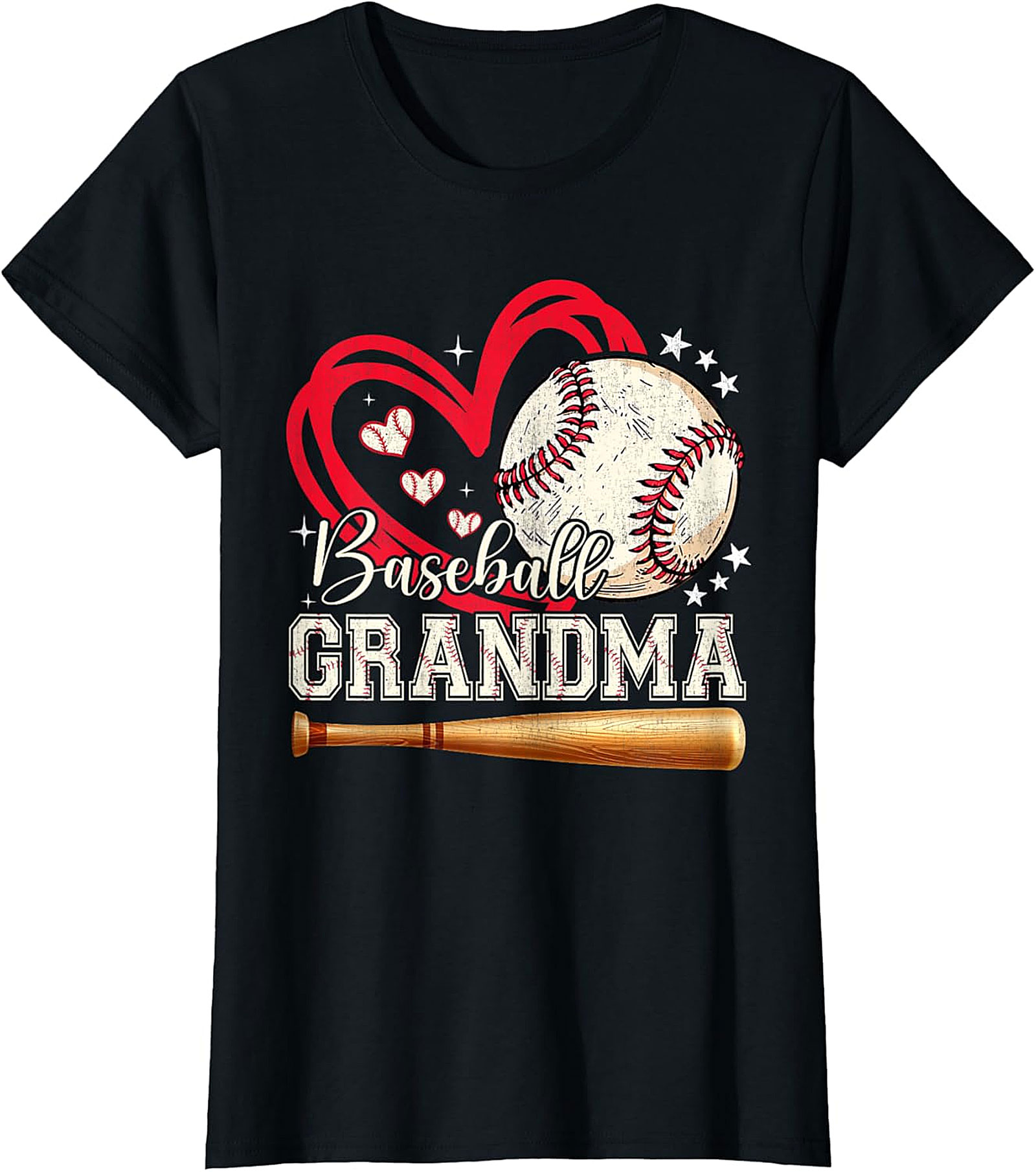 Baseball Grandma T-shirt | Cute Game Day Graphic Tee