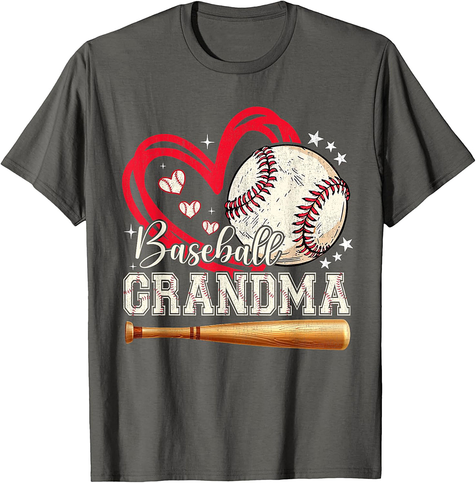 Baseball Grandma T-shirt | Cute Game Day Graphic Tee