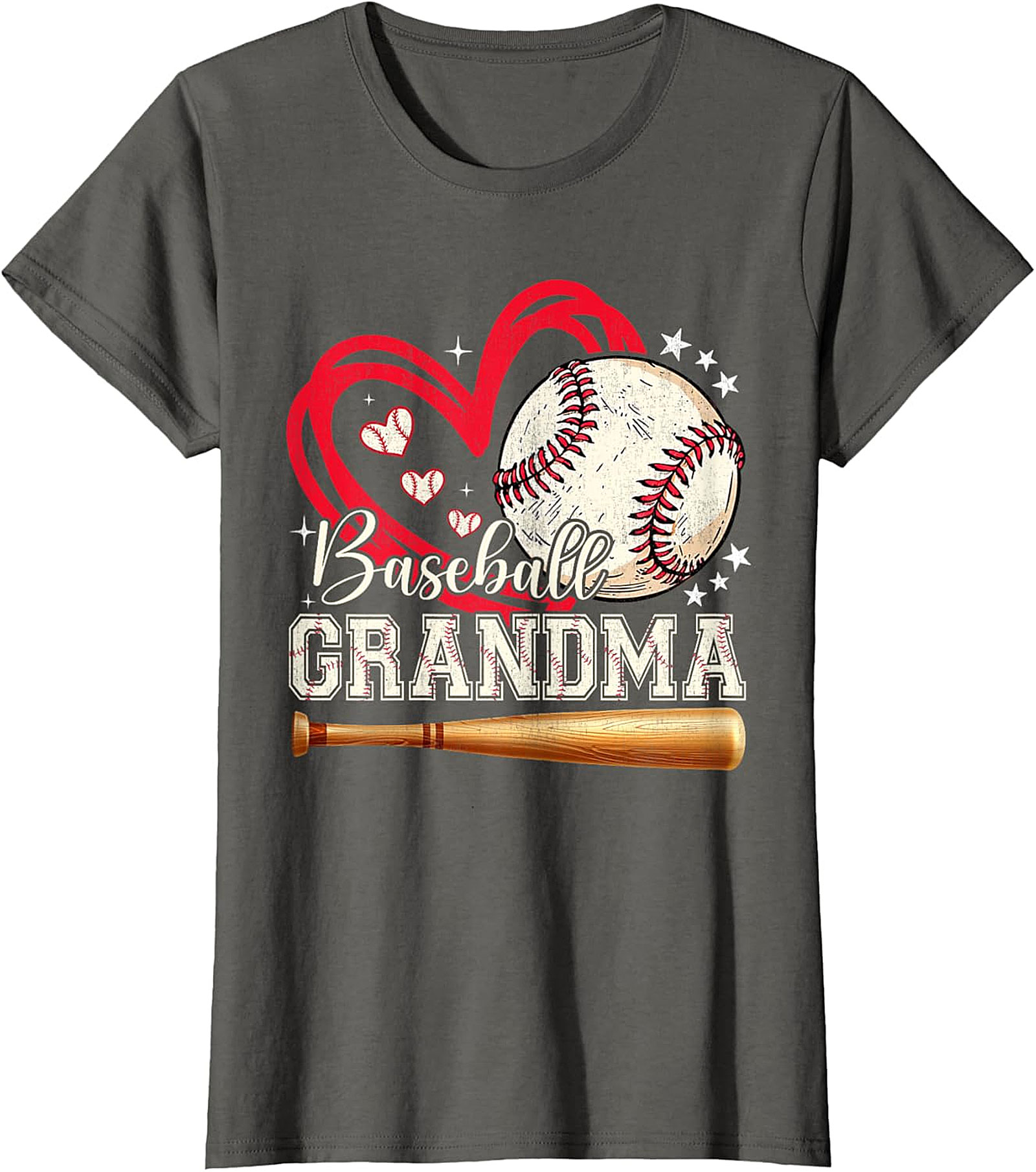Baseball Grandma T-shirt | Cute Game Day Graphic Tee
