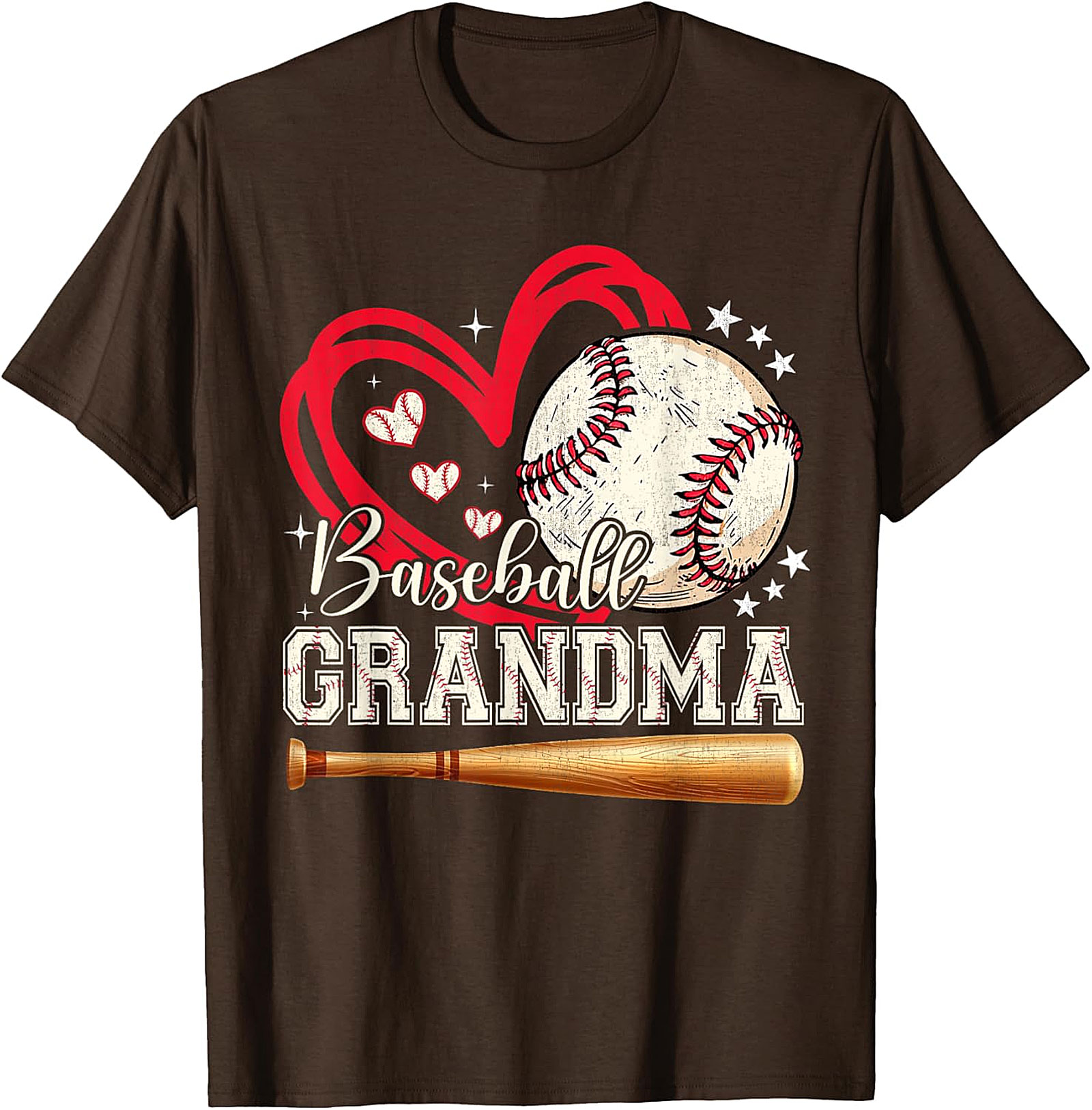 Baseball Grandma T-shirt | Cute Game Day Graphic Tee