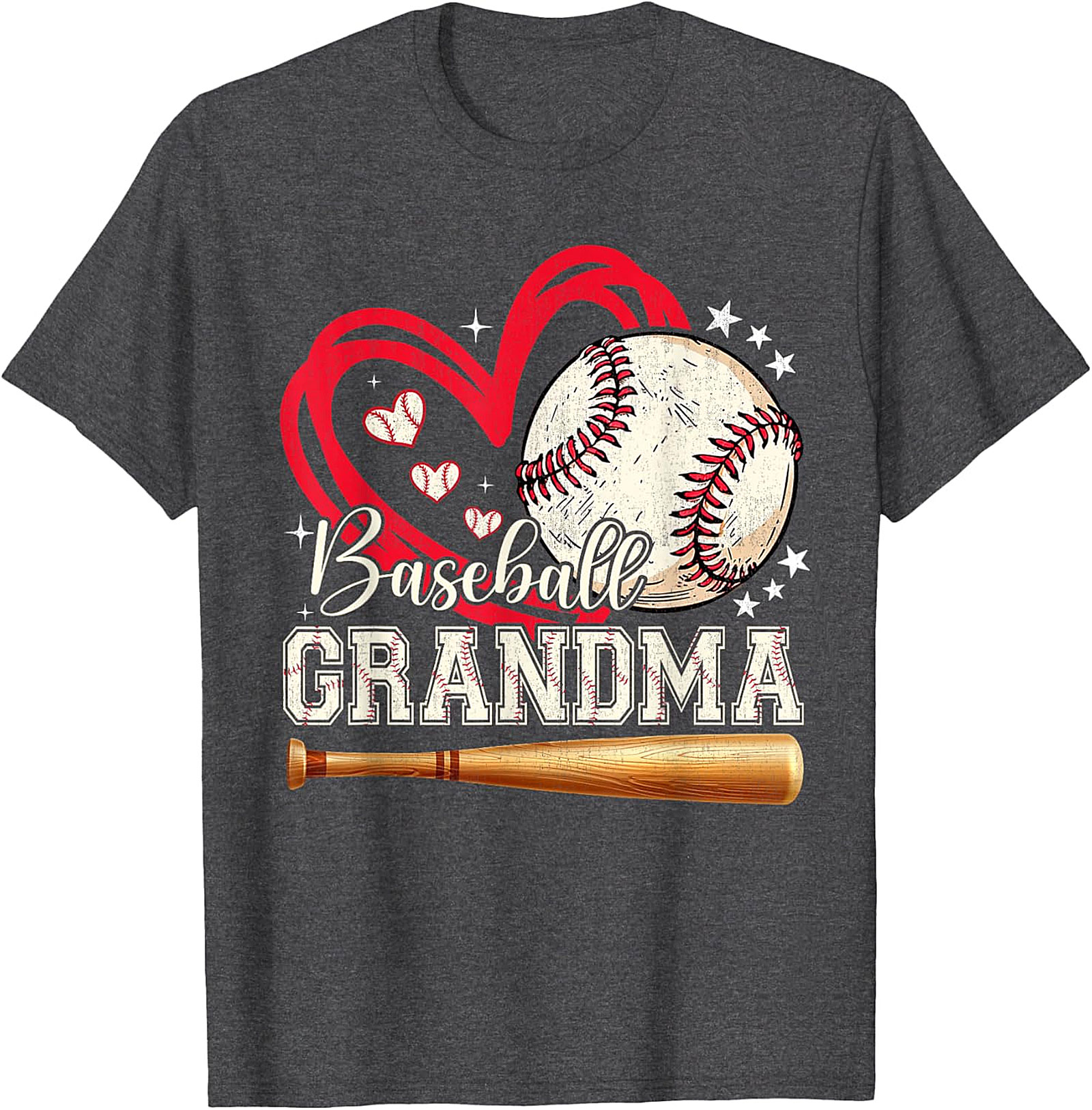 Baseball Grandma T-shirt | Cute Game Day Graphic Tee