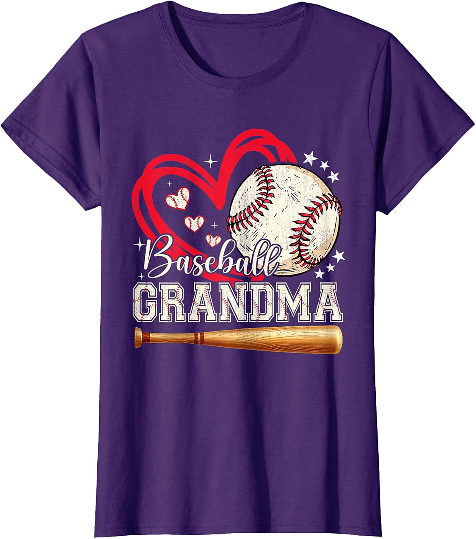 Baseball Grandma T-shirt | Cute Game Day Graphic Tee