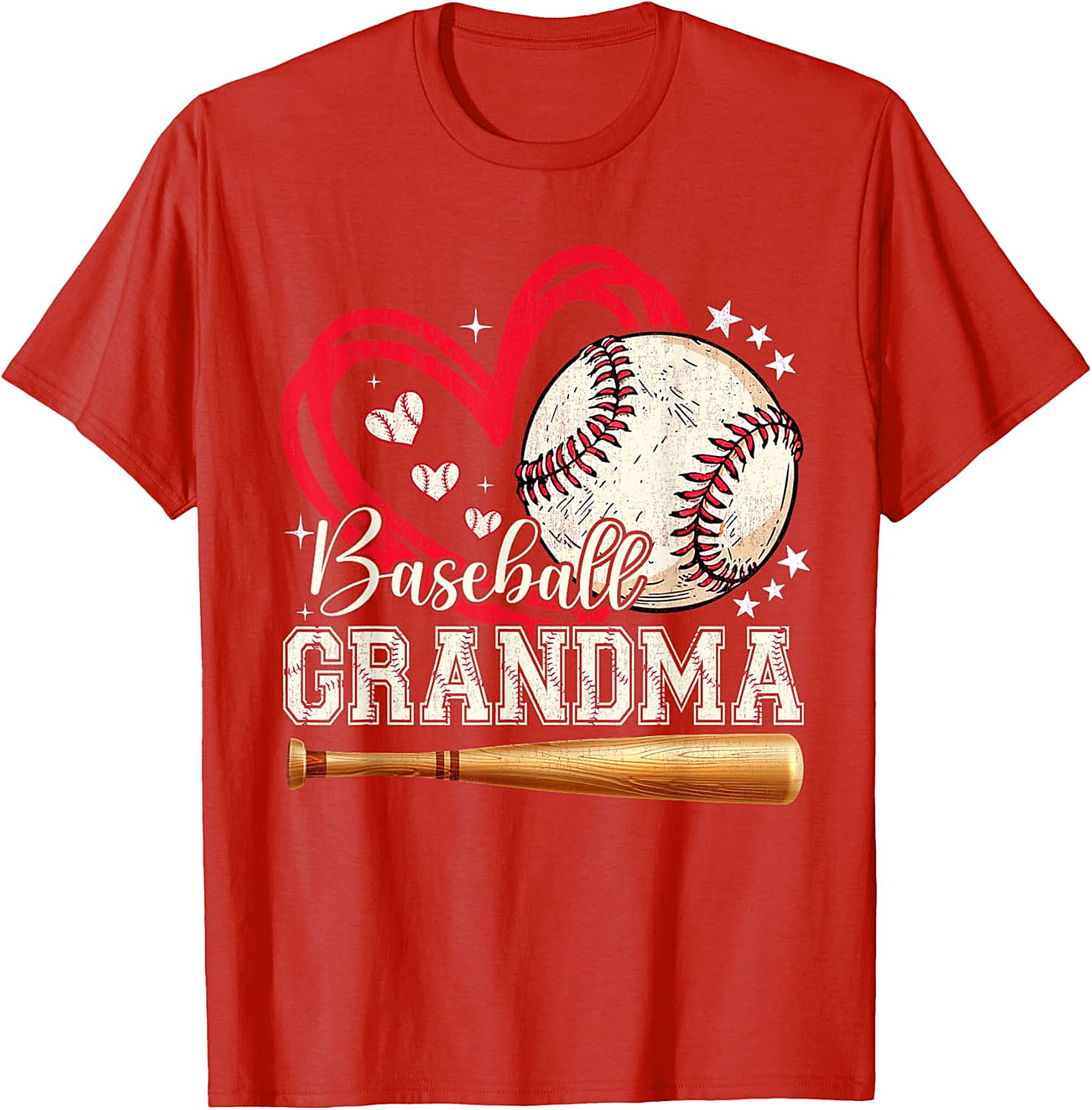 Baseball Grandma T-shirt | Cute Game Day Graphic Tee