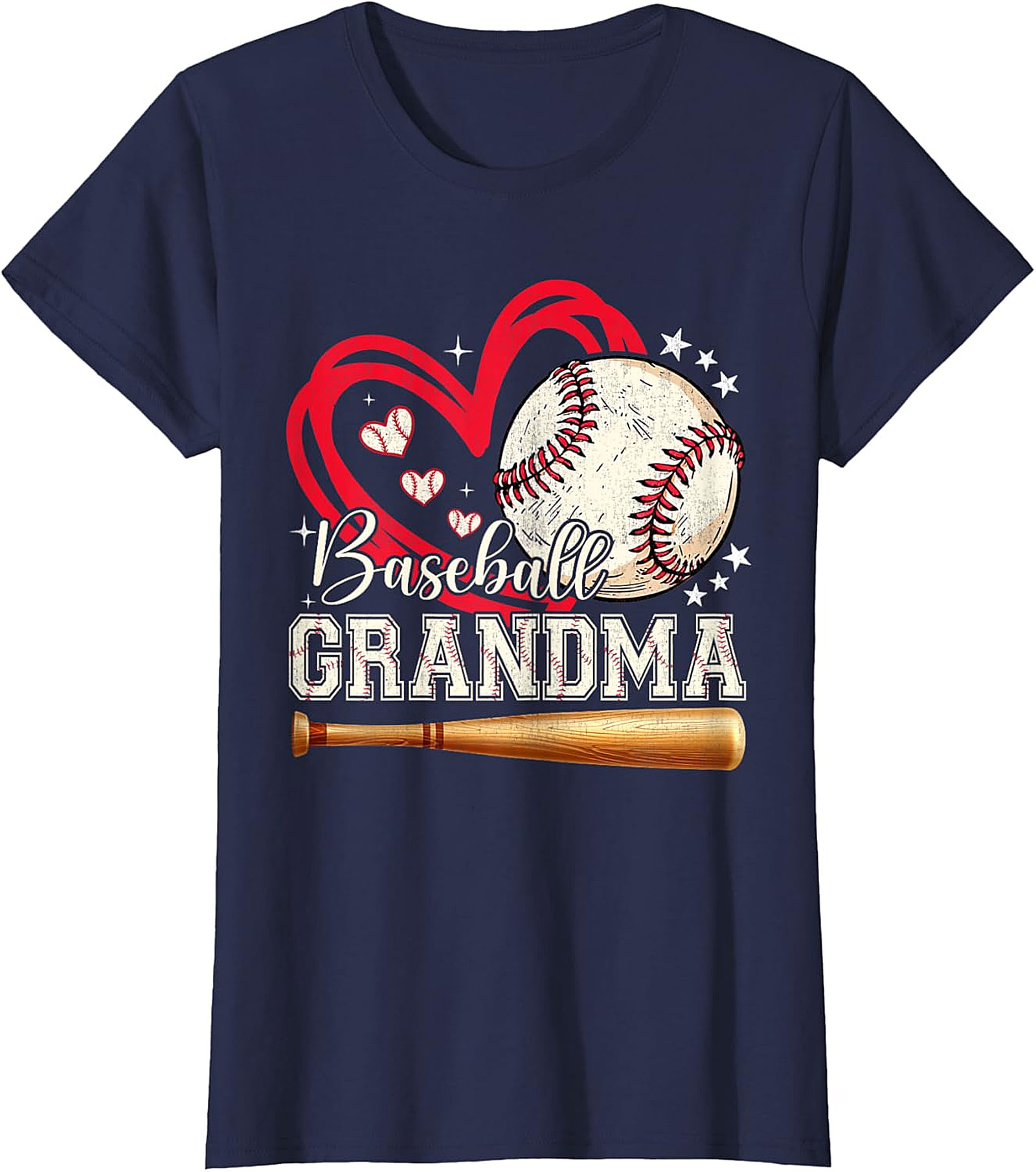 Baseball Grandma T-shirt | Cute Game Day Graphic Tee