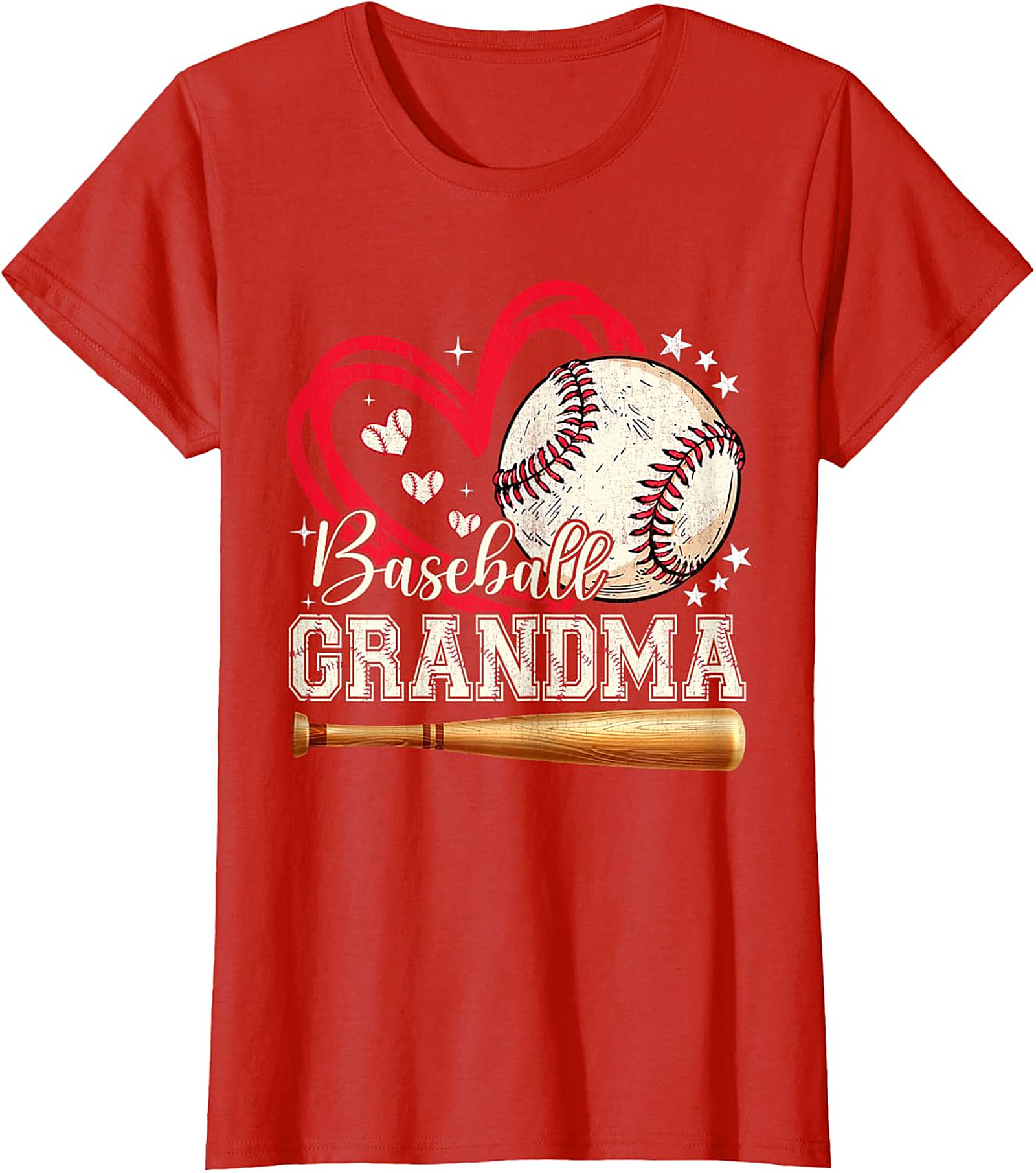 Baseball Grandma T-shirt | Cute Game Day Graphic Tee