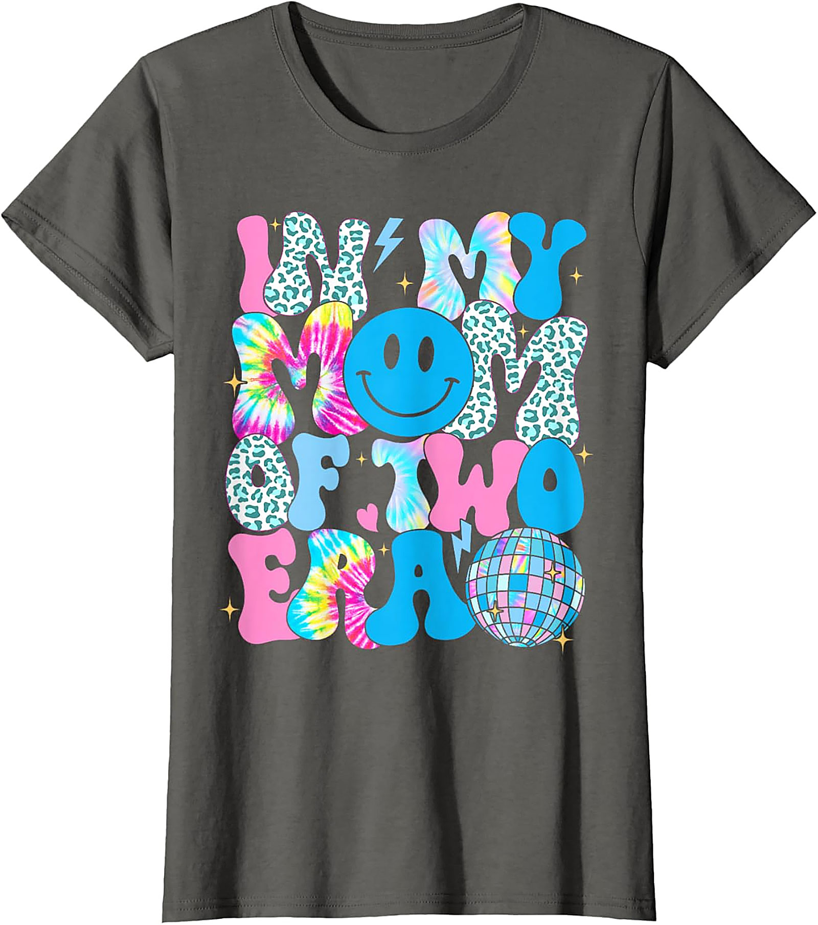 In My Mom Of Two Era T-Shirt | Groovy Retro Mom Tee