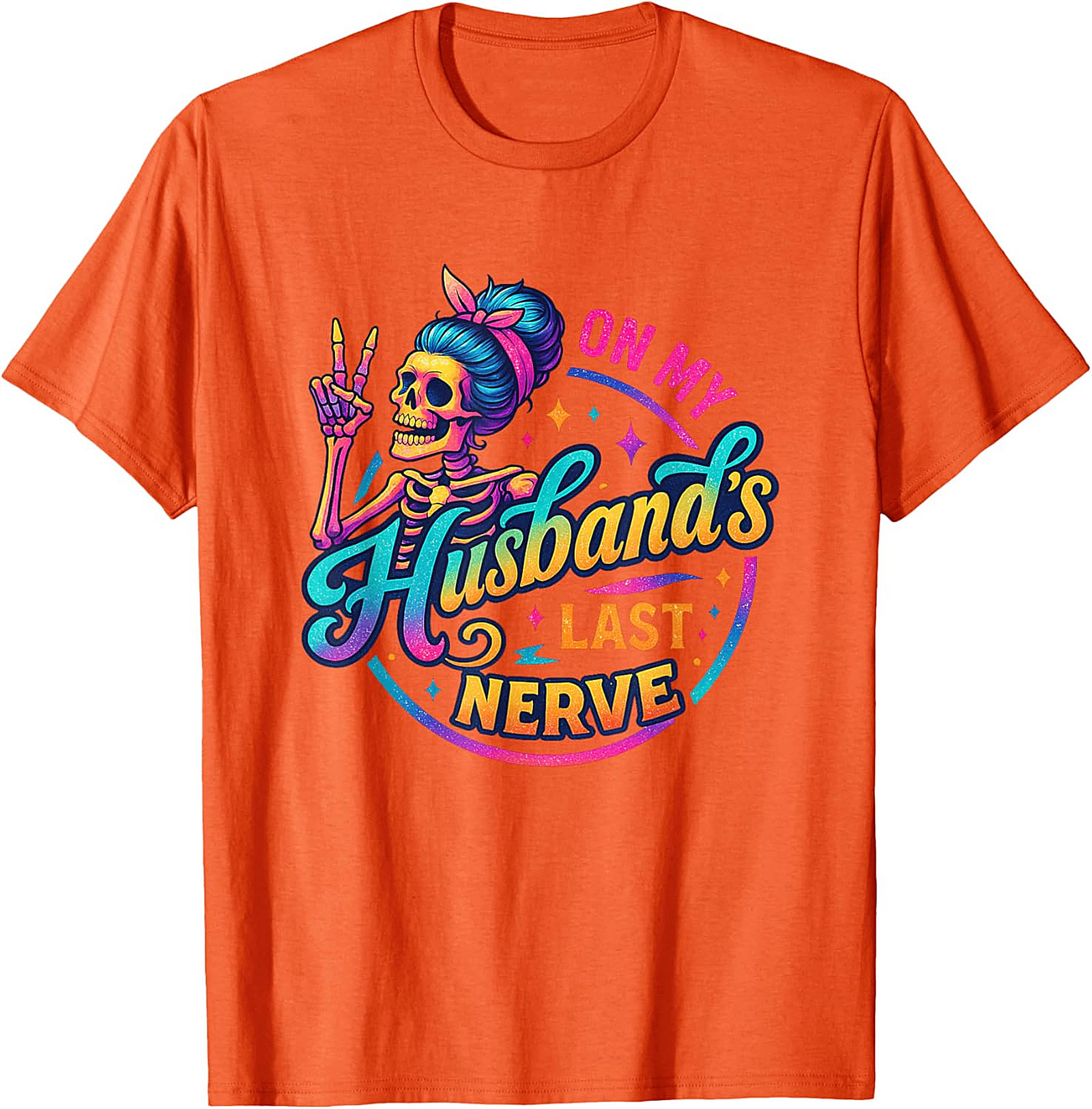 On My Husband's Last Nerve T-shirt | Funny Wife Graphic Tee