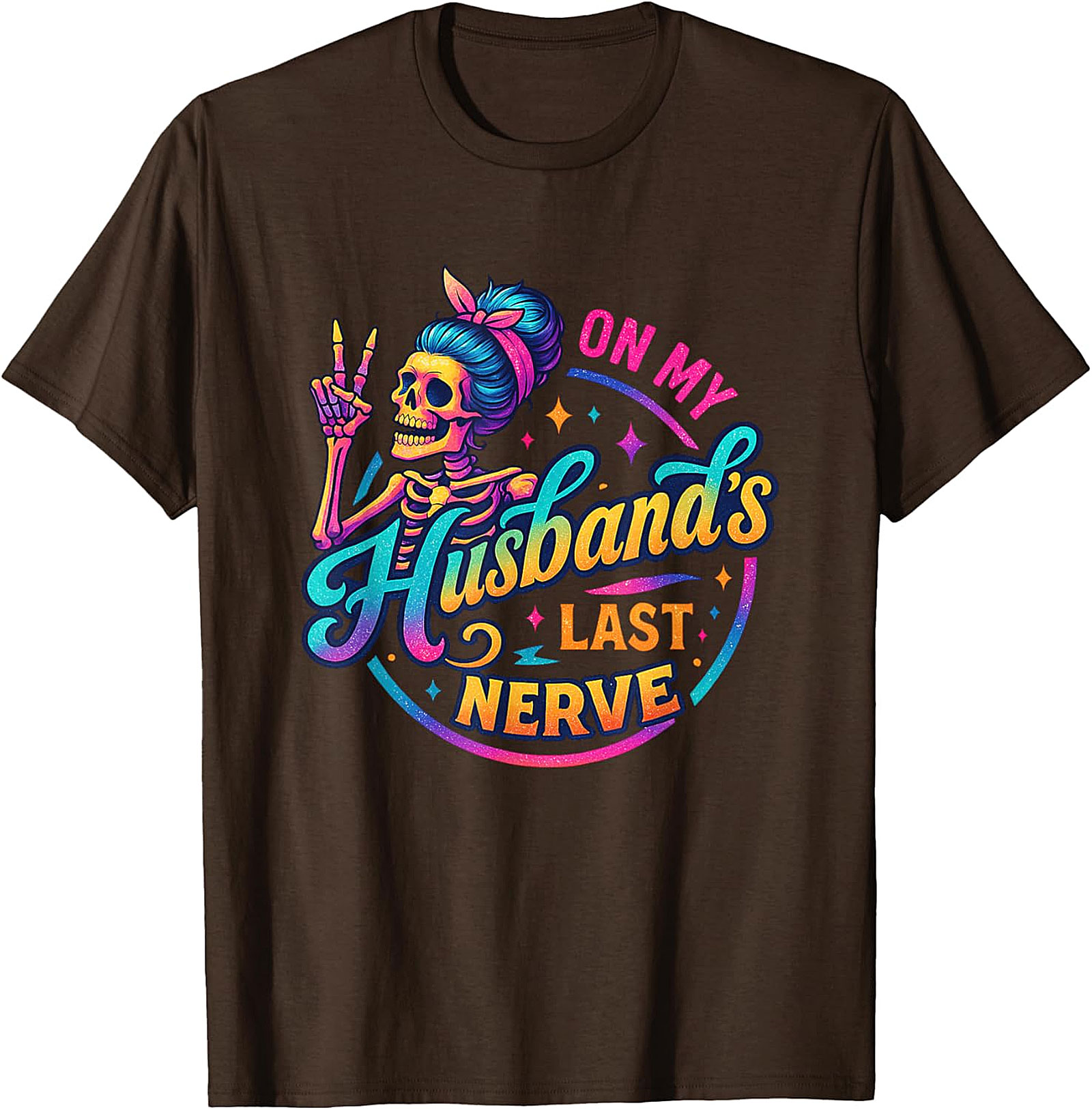 On My Husband's Last Nerve T-shirt | Funny Wife Graphic Tee