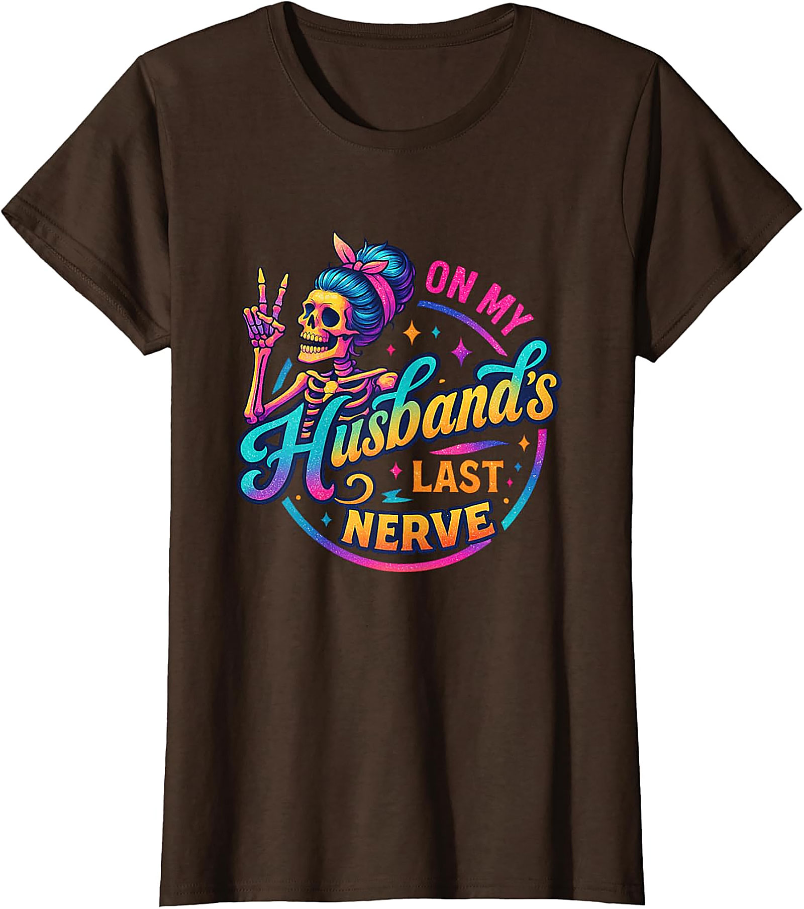 On My Husband's Last Nerve T-shirt | Funny Wife Graphic Tee