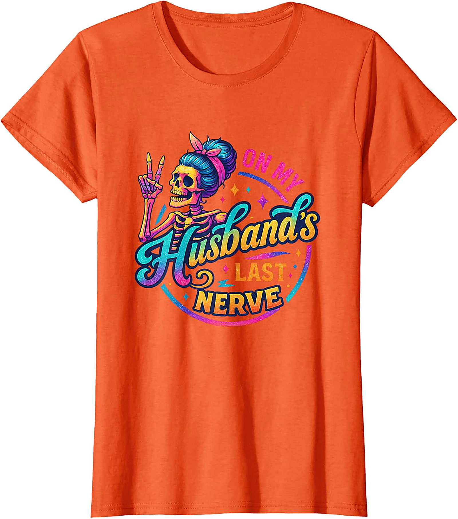On My Husband's Last Nerve T-shirt | Funny Wife Graphic Tee