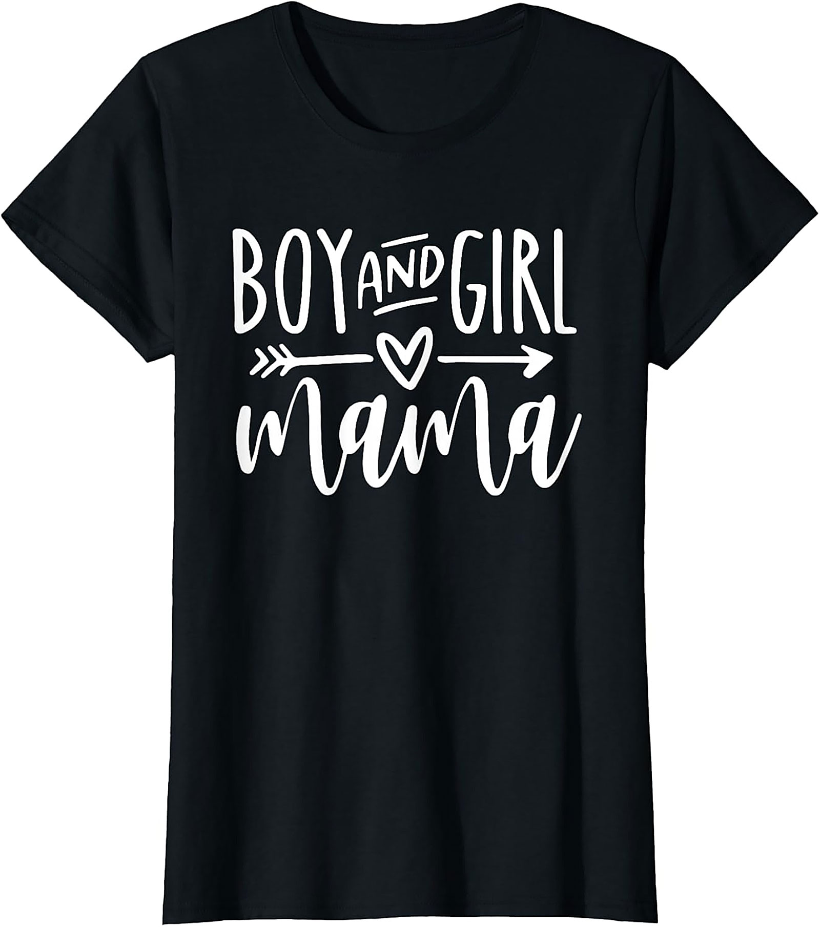  Boy and Girl Mama T-shirt Cute Unisex Graphic Tee