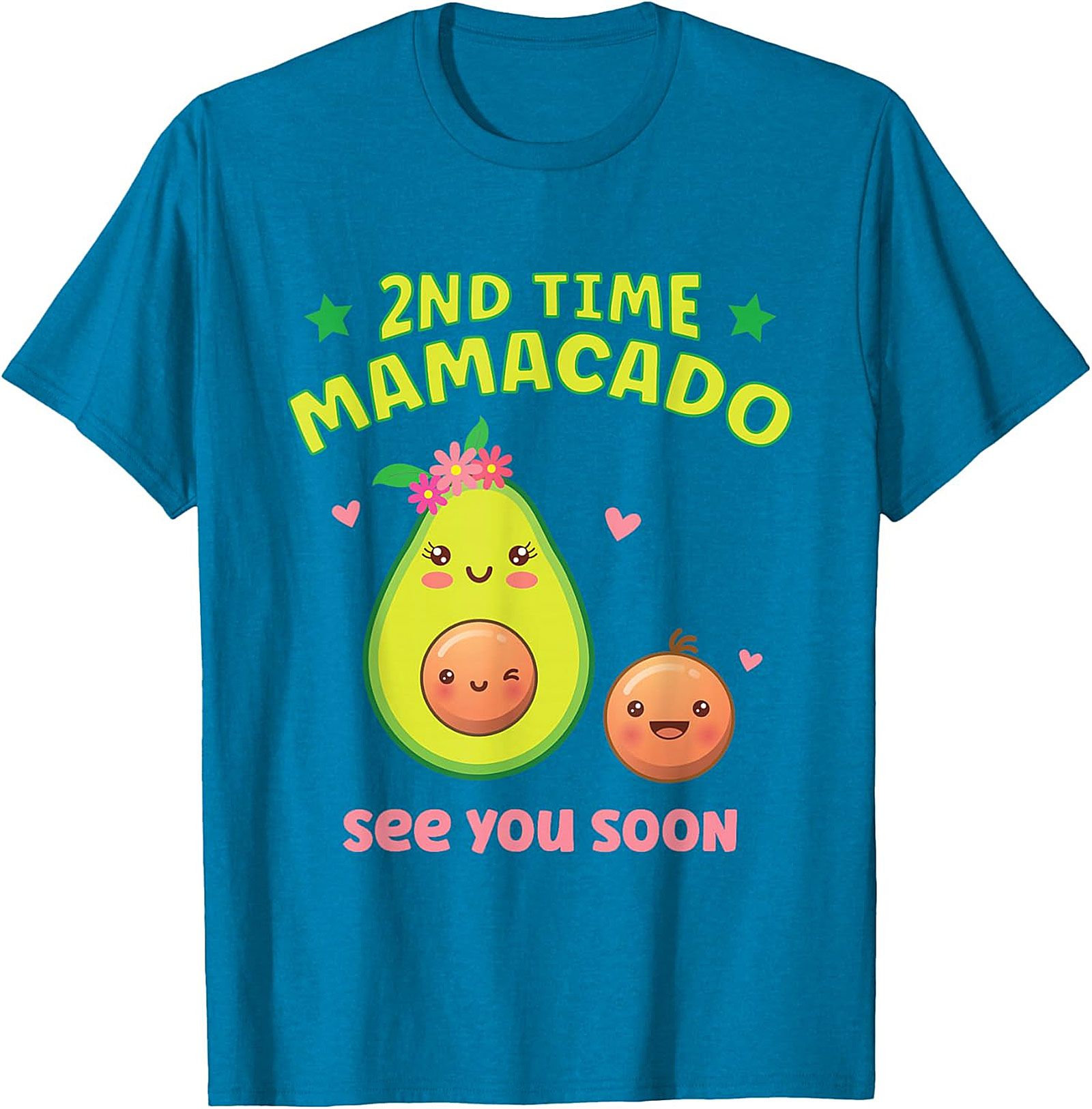 2nd Time Mamacado T-shirt Cute Pregnancy Announcement Tee