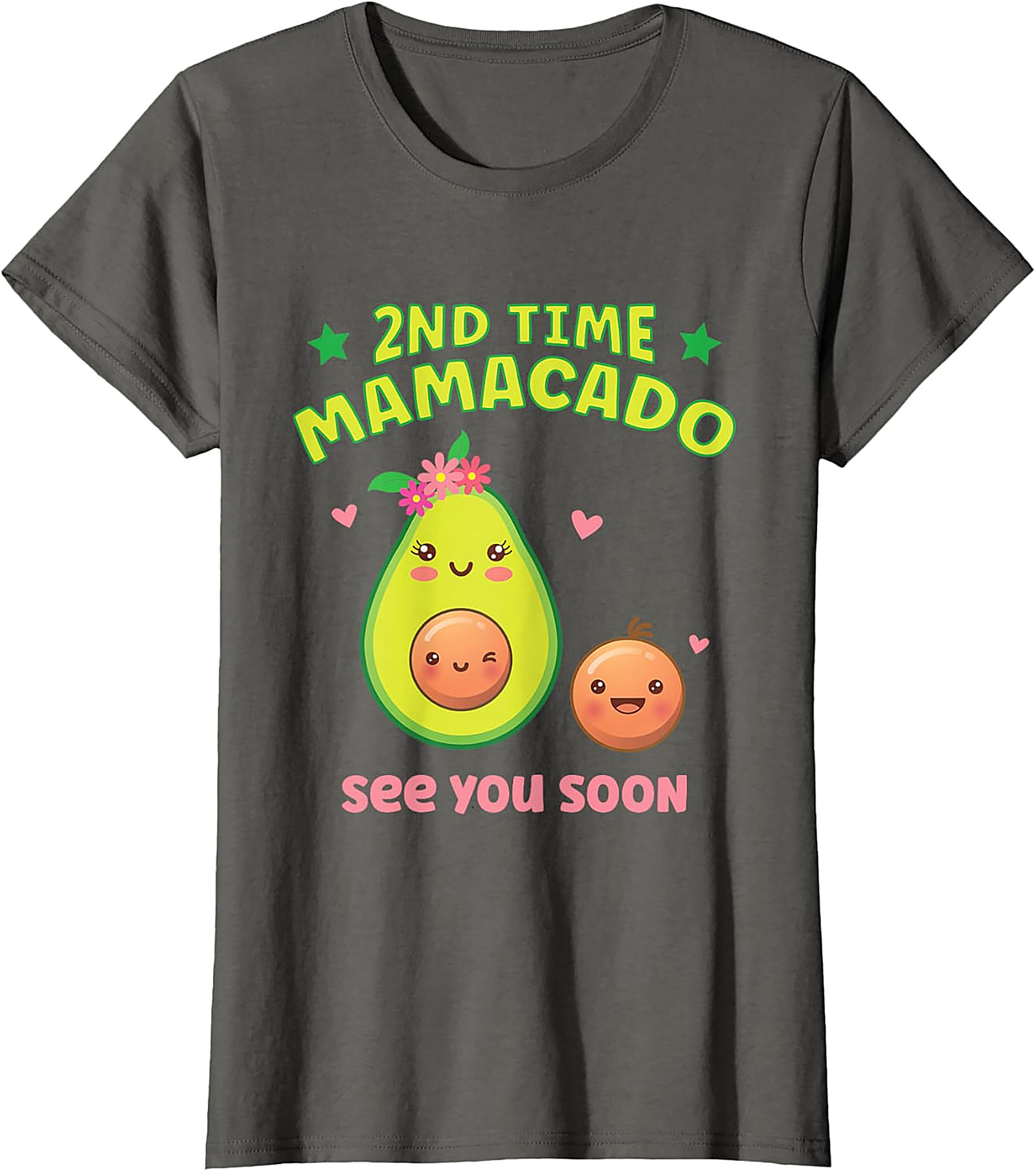 2nd Time Mamacado T-shirt Cute Pregnancy Announcement Tee