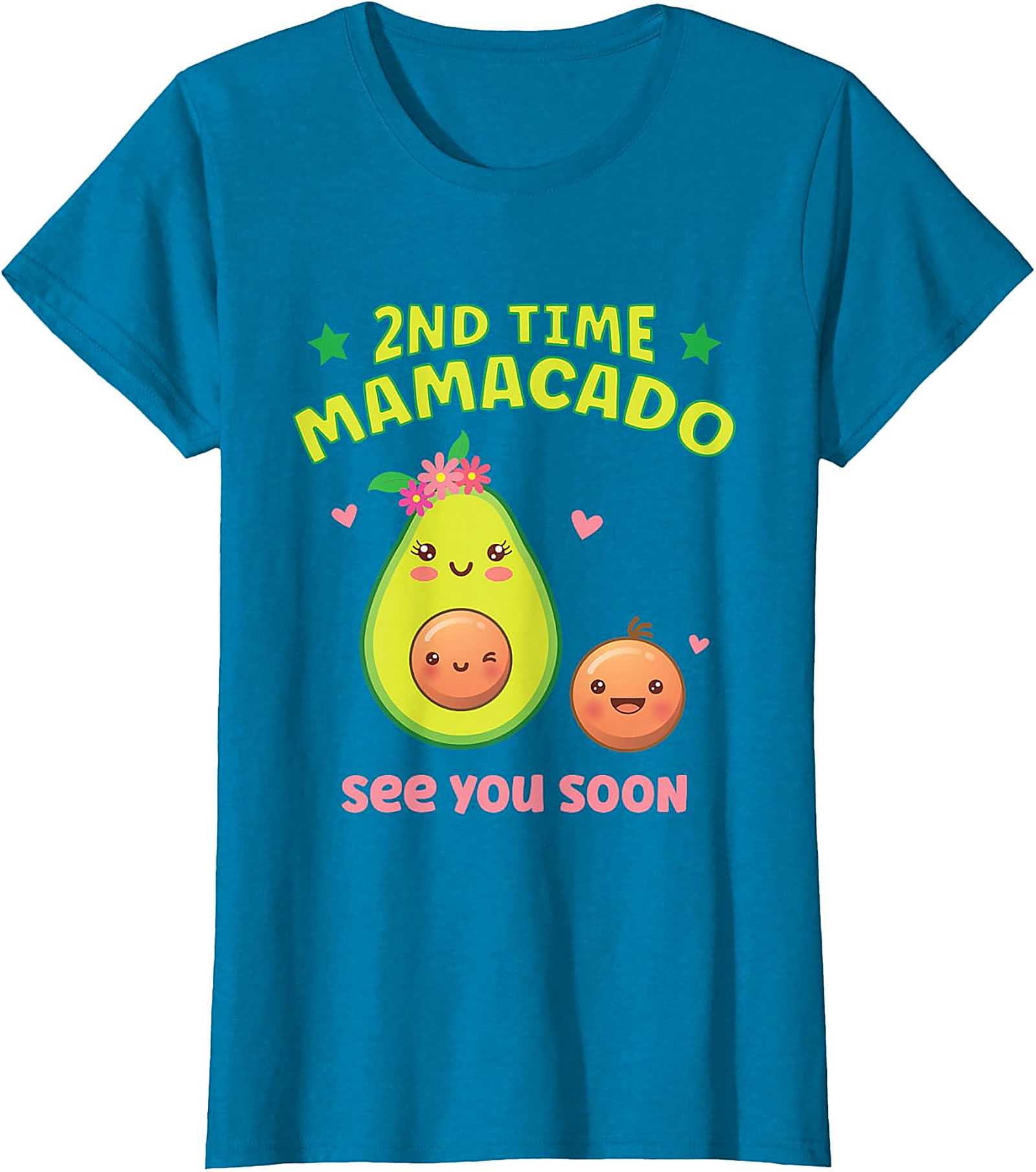 2nd Time Mamacado T-shirt Cute Pregnancy Announcement Tee