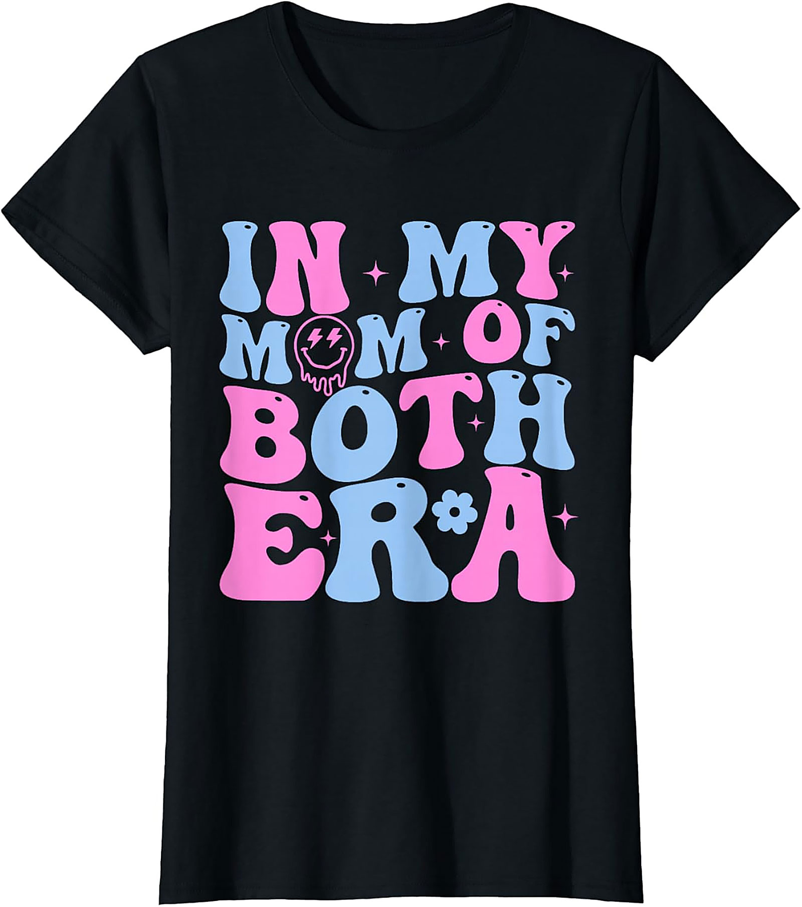  In My Mom of Both Era T-shirt Retro Groovy Graphic Tee