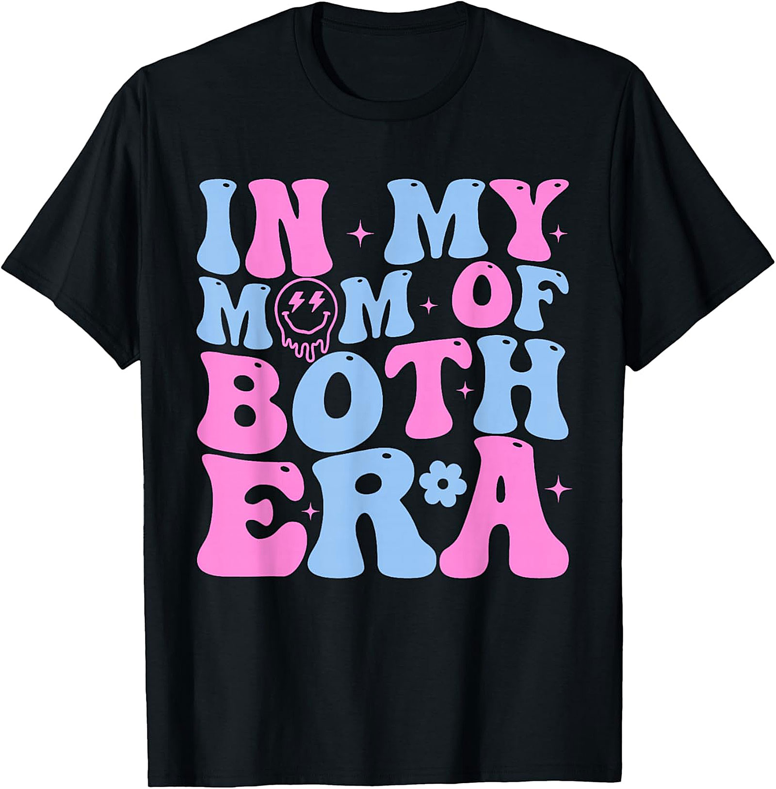 In My Mom of Both Era T-shirt Retro Groovy Graphic Tee