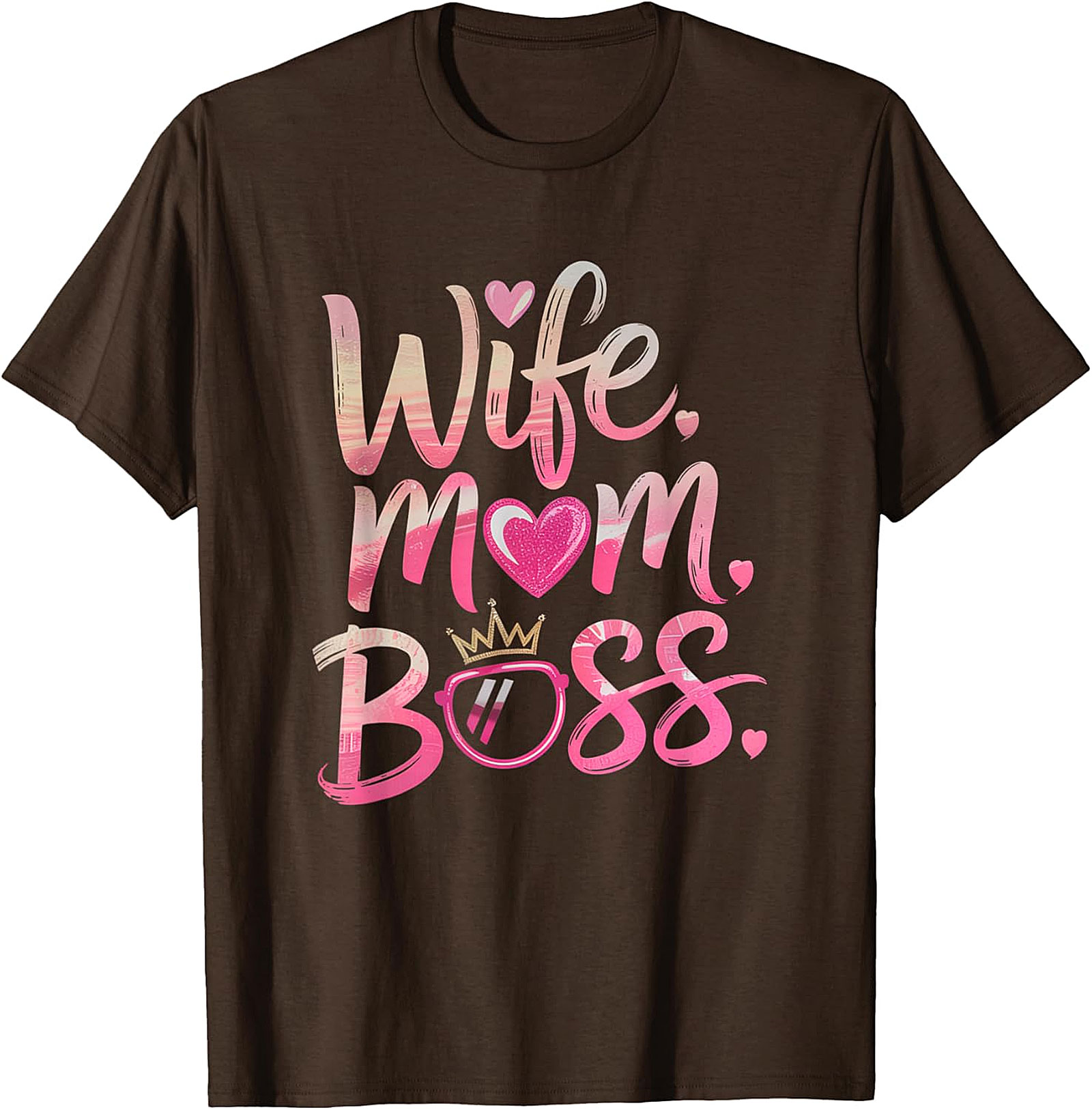 Wife Mom Boss T-shirt | Empowering Graphic Tee for Women