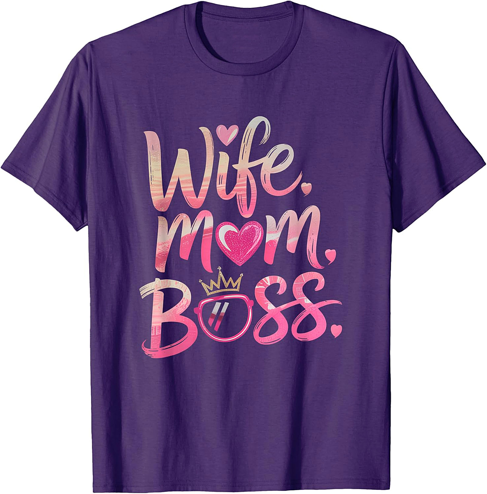 Wife Mom Boss T-shirt | Empowering Graphic Tee for Women
