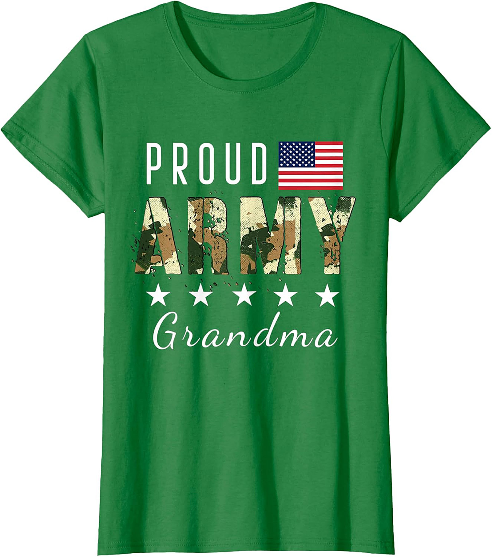 Proud Army Grandma T-shirt | Patriotic Military Graphic Tee