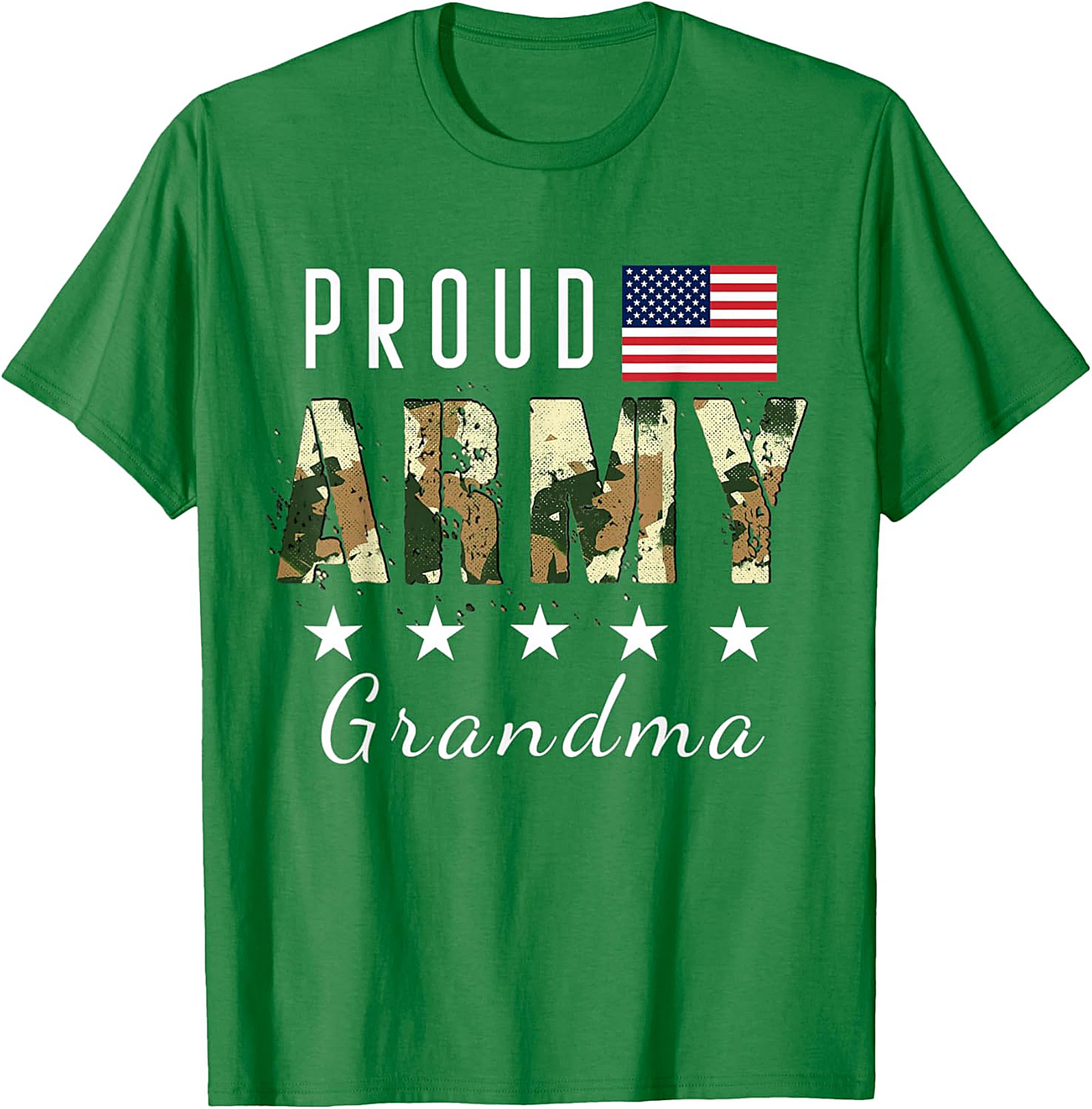Proud Army Grandma T-shirt | Patriotic Military Graphic Tee
