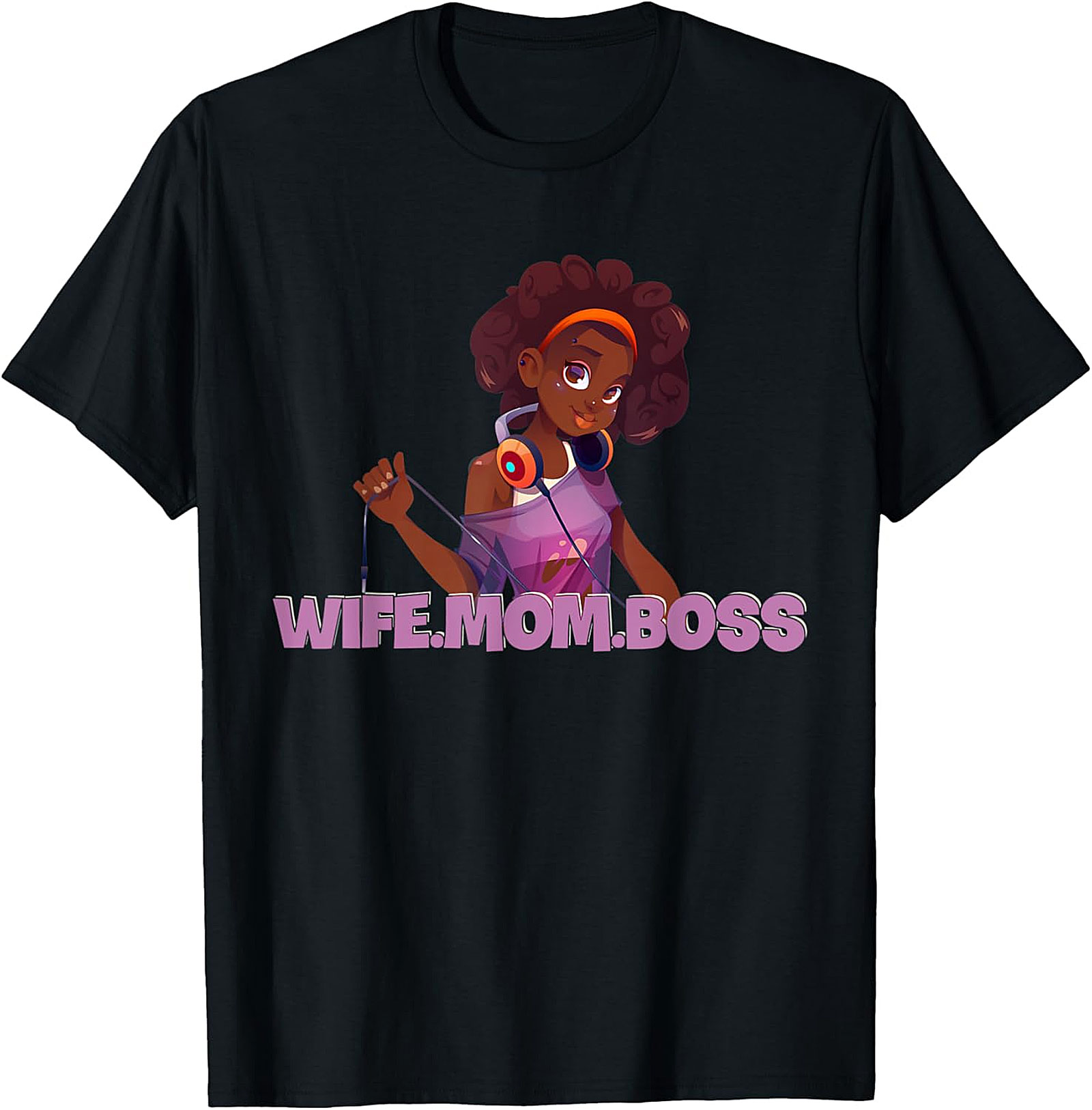 Wife Mom Boss Graphic Tee | Empowering Women's Unisex Shirt