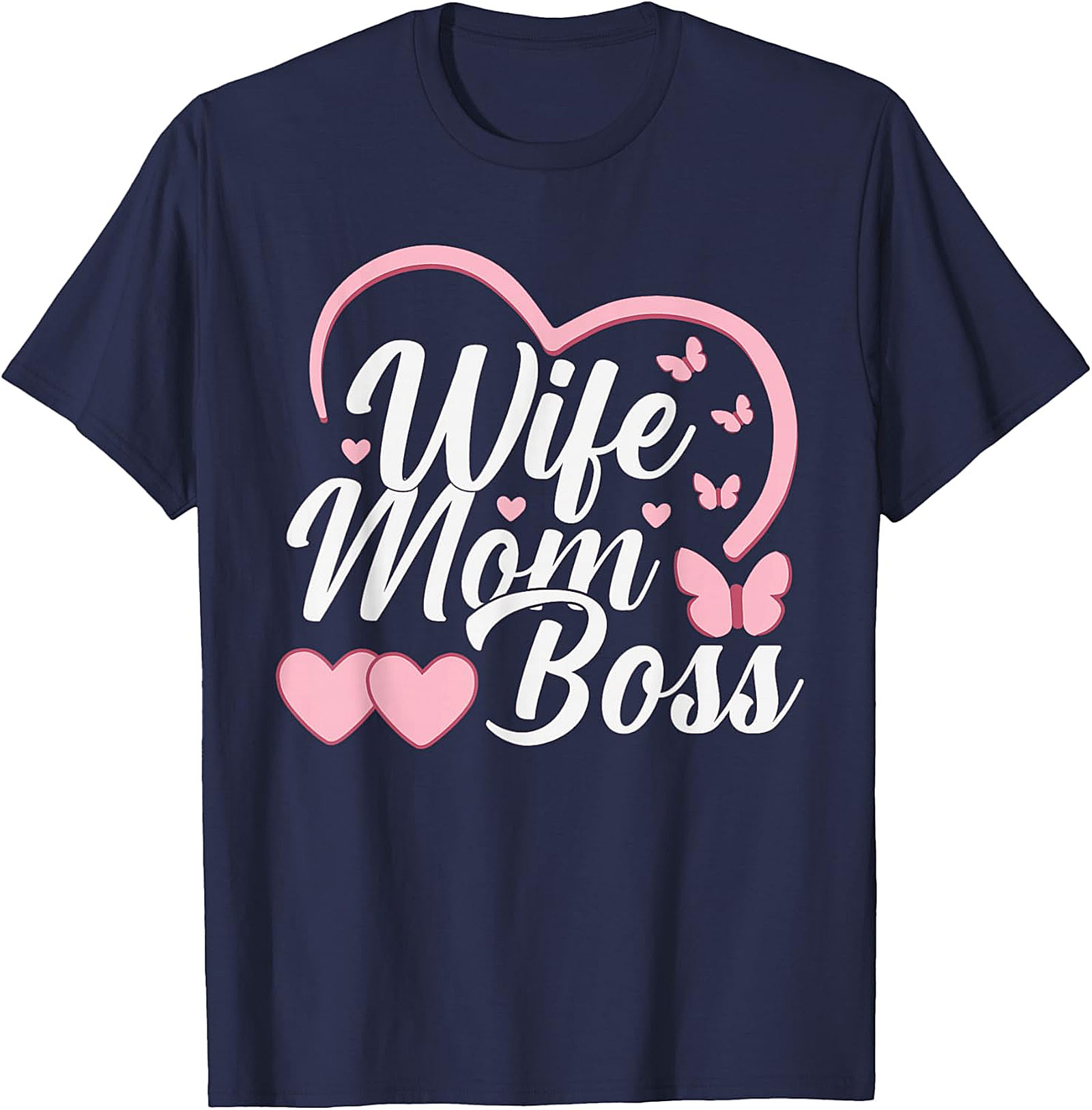 Wife Mom Boss T-shirt | Cute Graphic Tee for Women