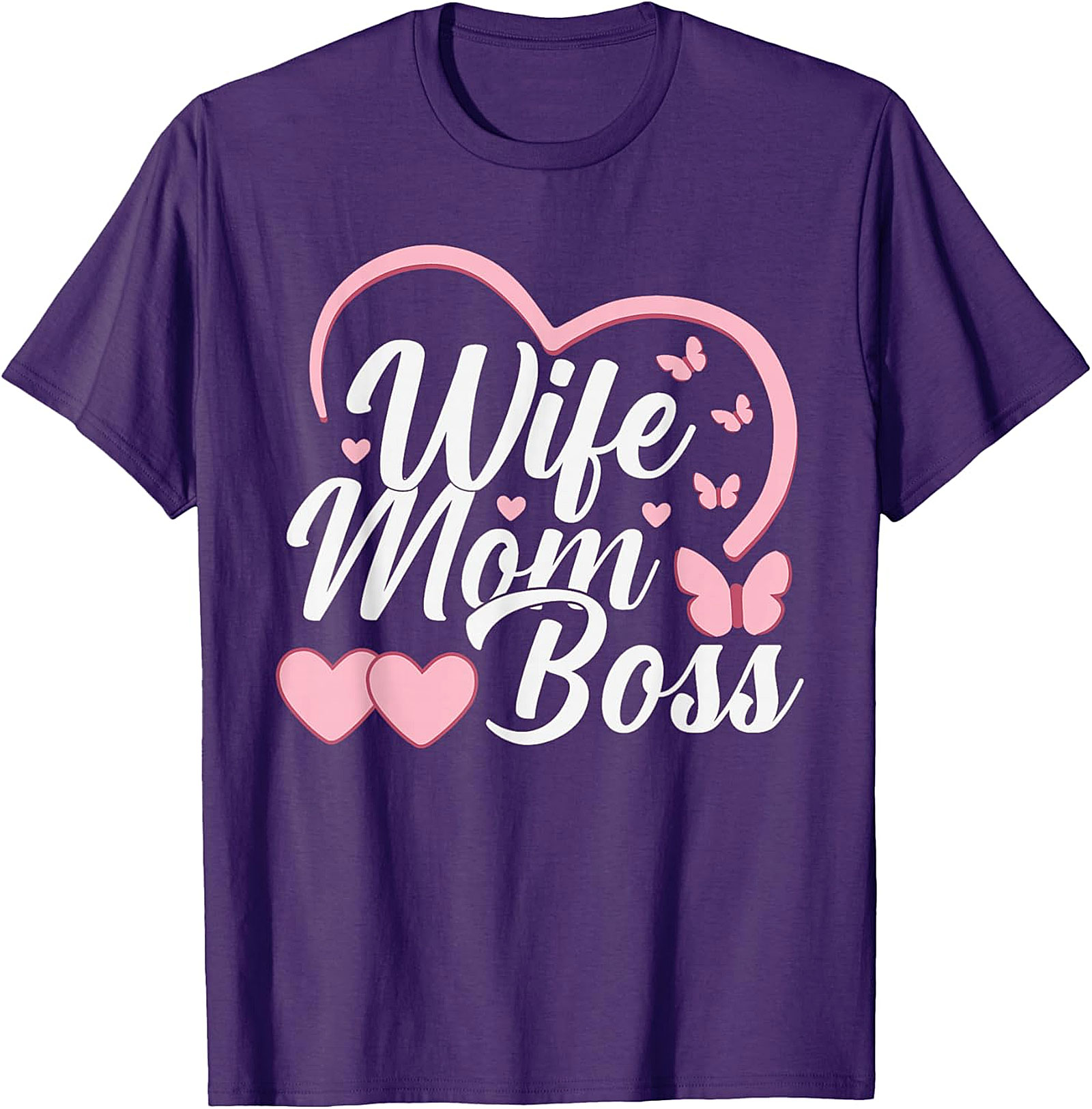 Wife Mom Boss T-shirt | Cute Graphic Tee for Women