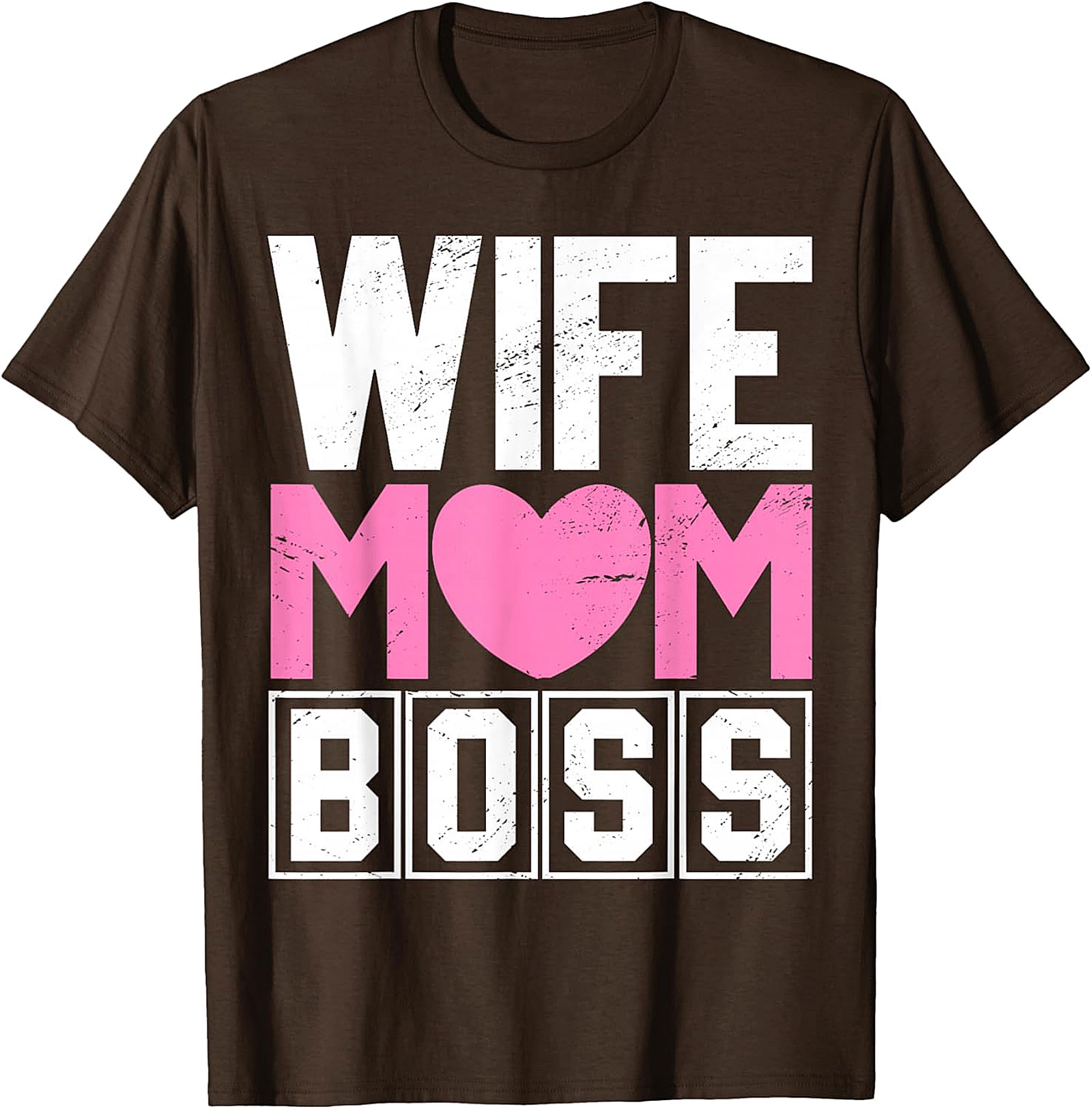 Wife Mom Boss T-shirt | Comfy Motherhood Graphic Tee