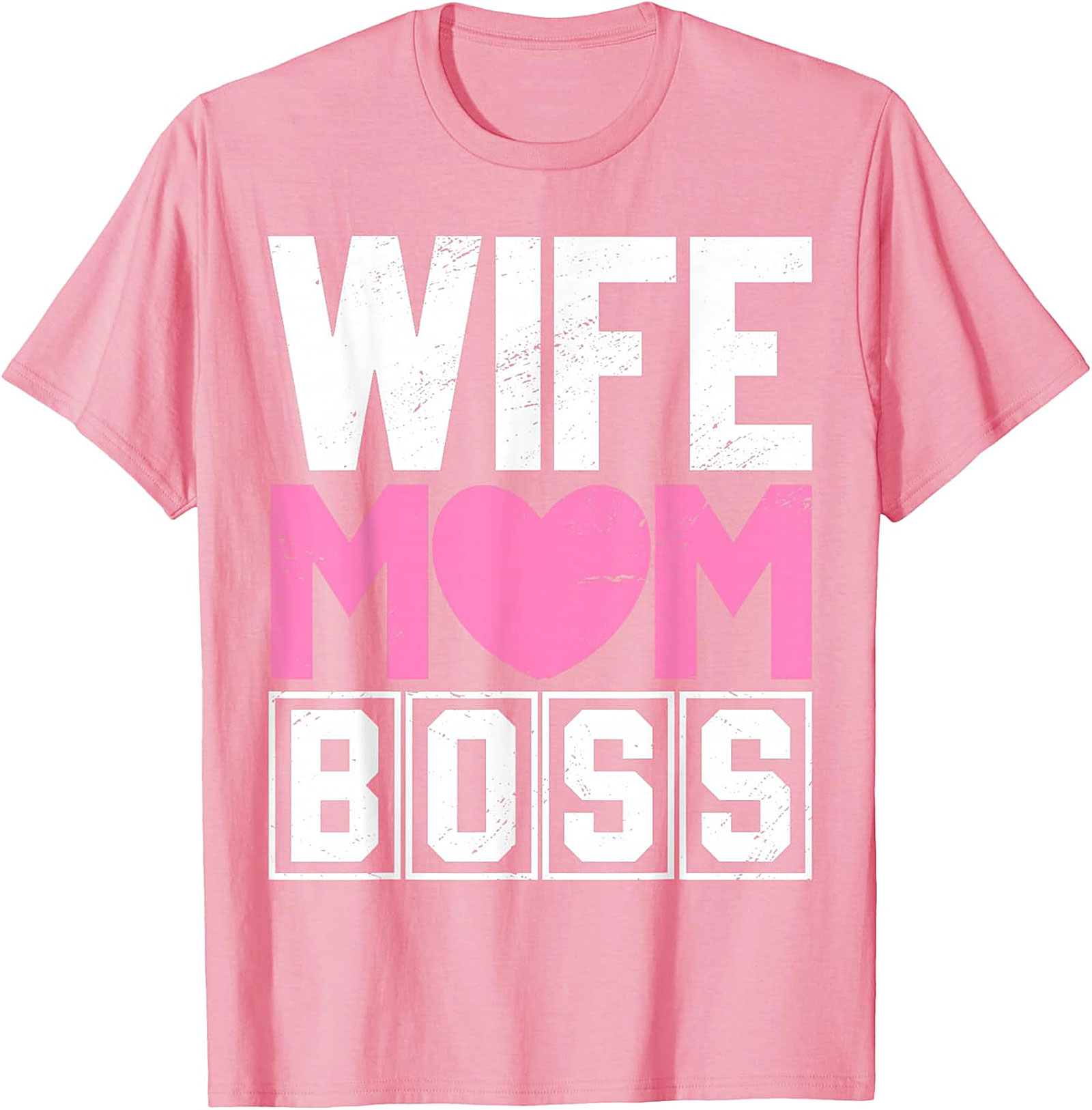 Wife Mom Boss T-shirt | Comfy Motherhood Graphic Tee