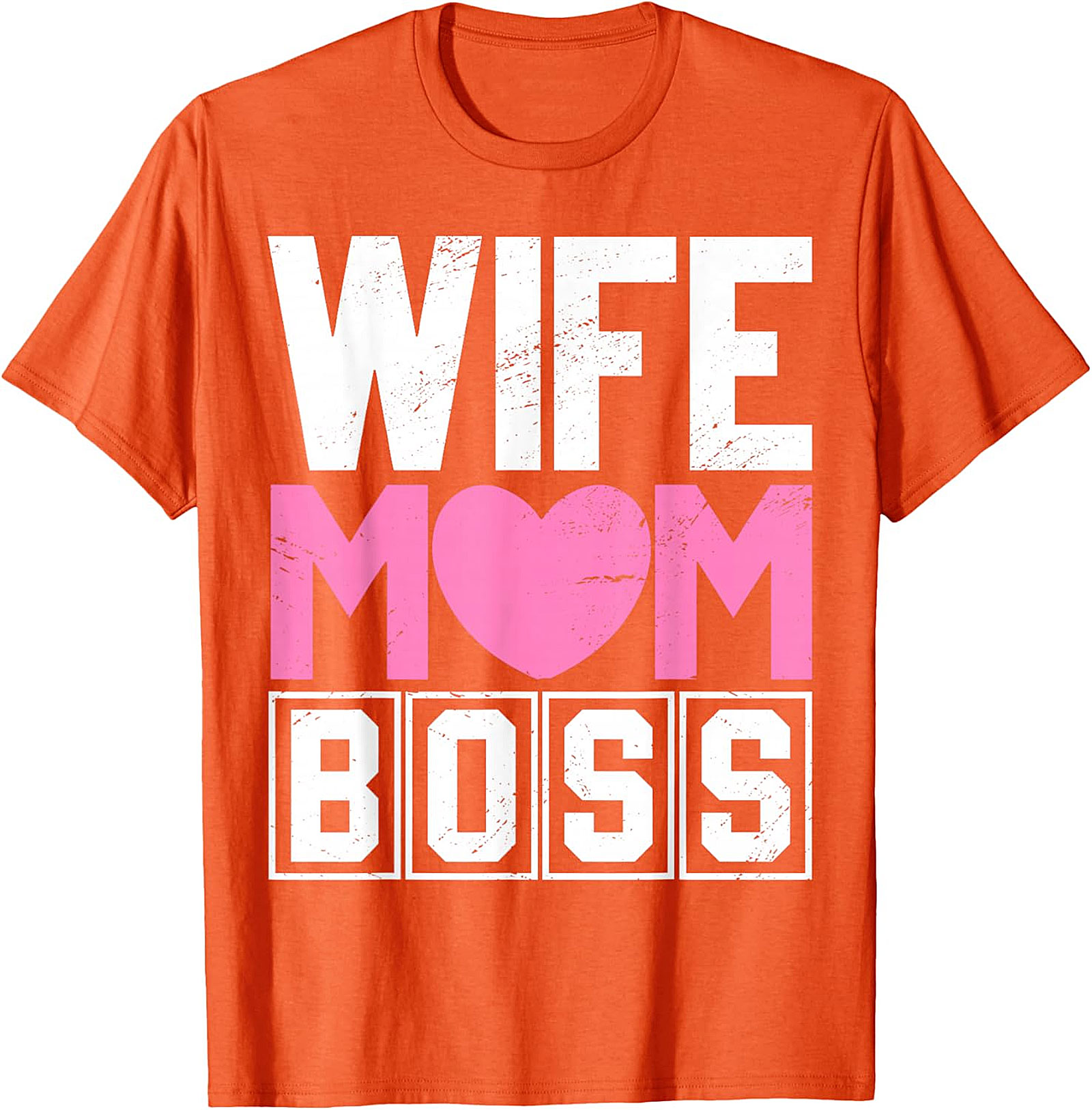 Wife Mom Boss T-shirt | Comfy Motherhood Graphic Tee
