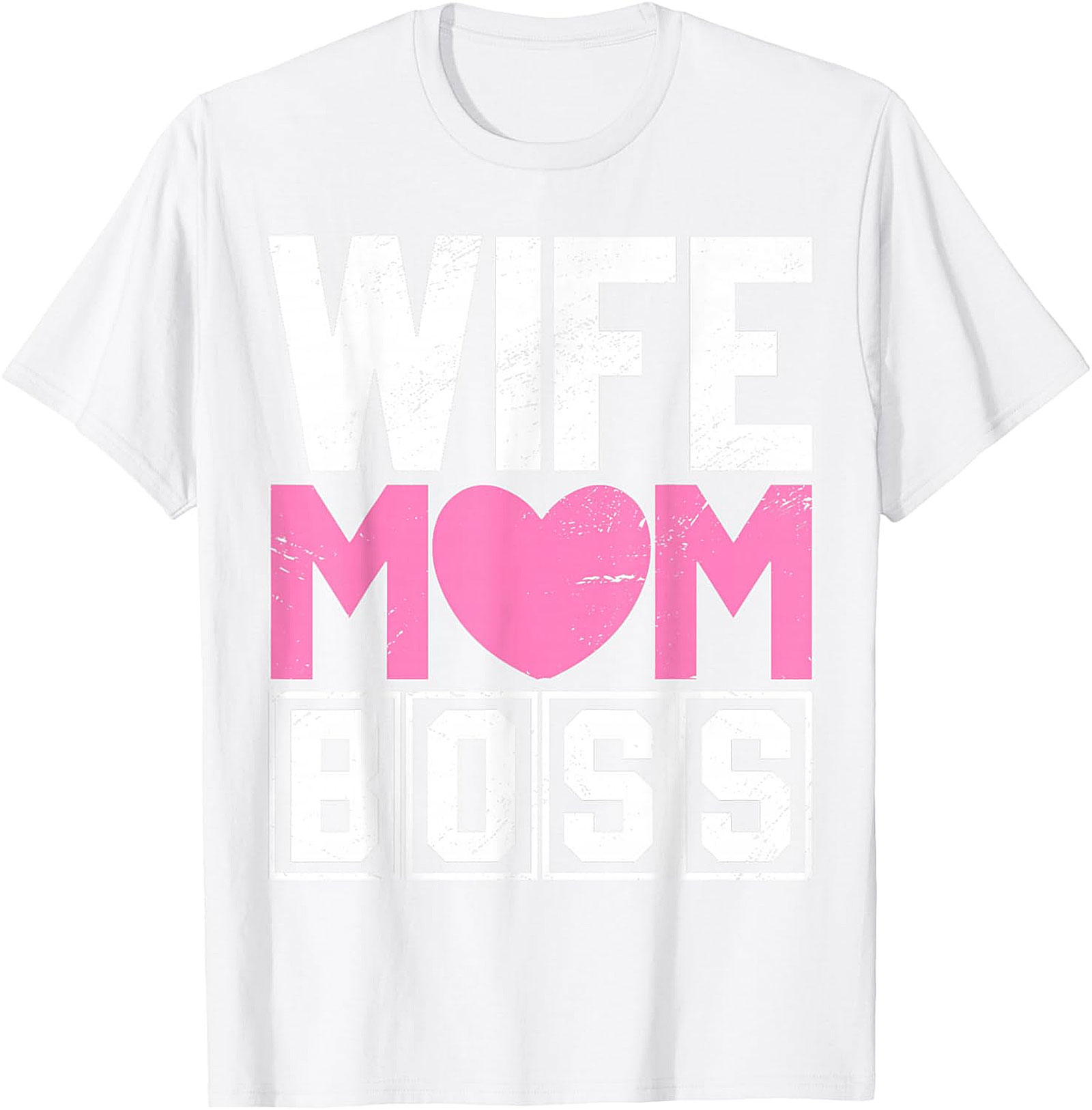 Wife Mom Boss T-shirt | Comfy Motherhood Graphic Tee