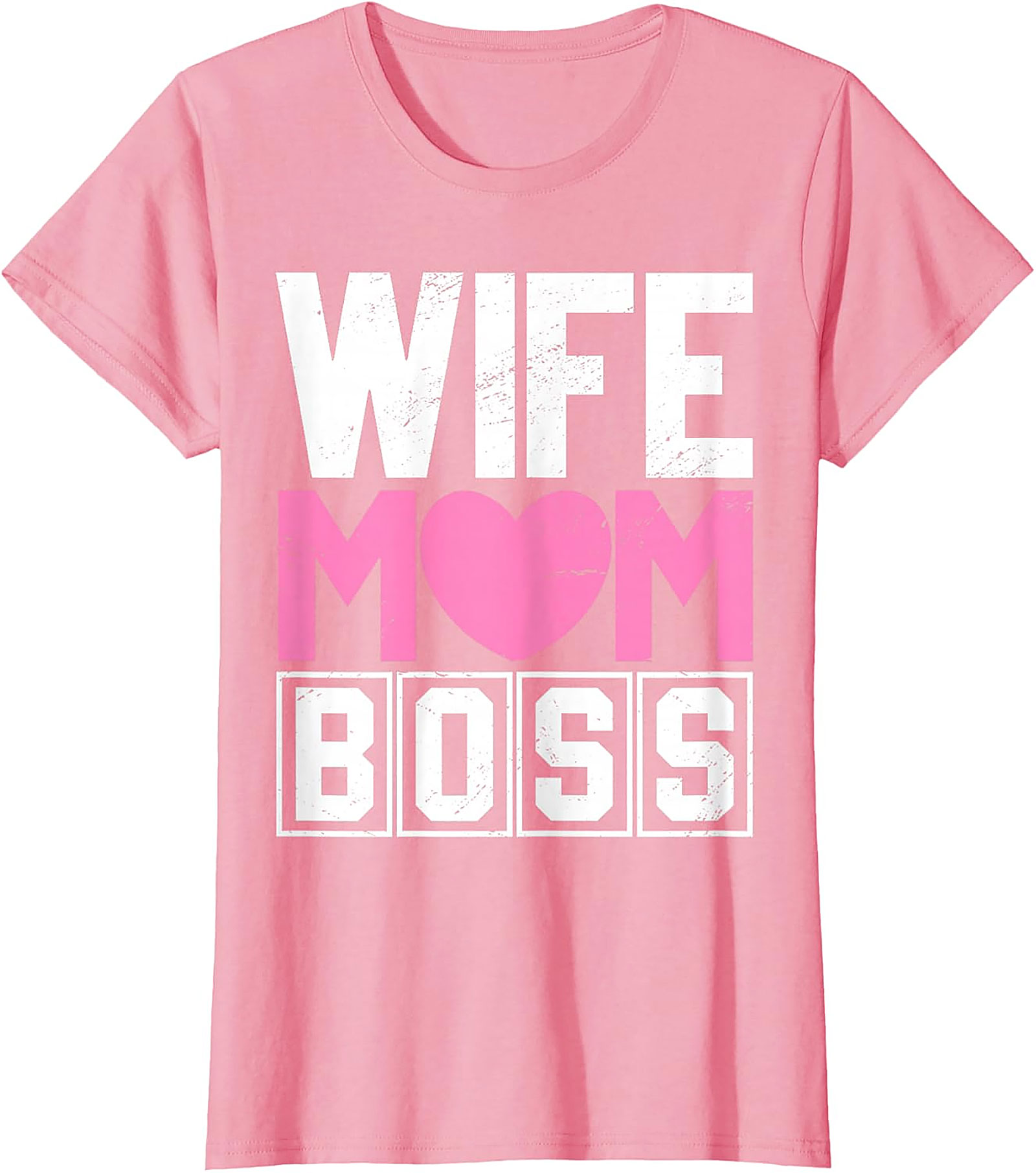 Wife Mom Boss T-shirt | Comfy Motherhood Graphic Tee