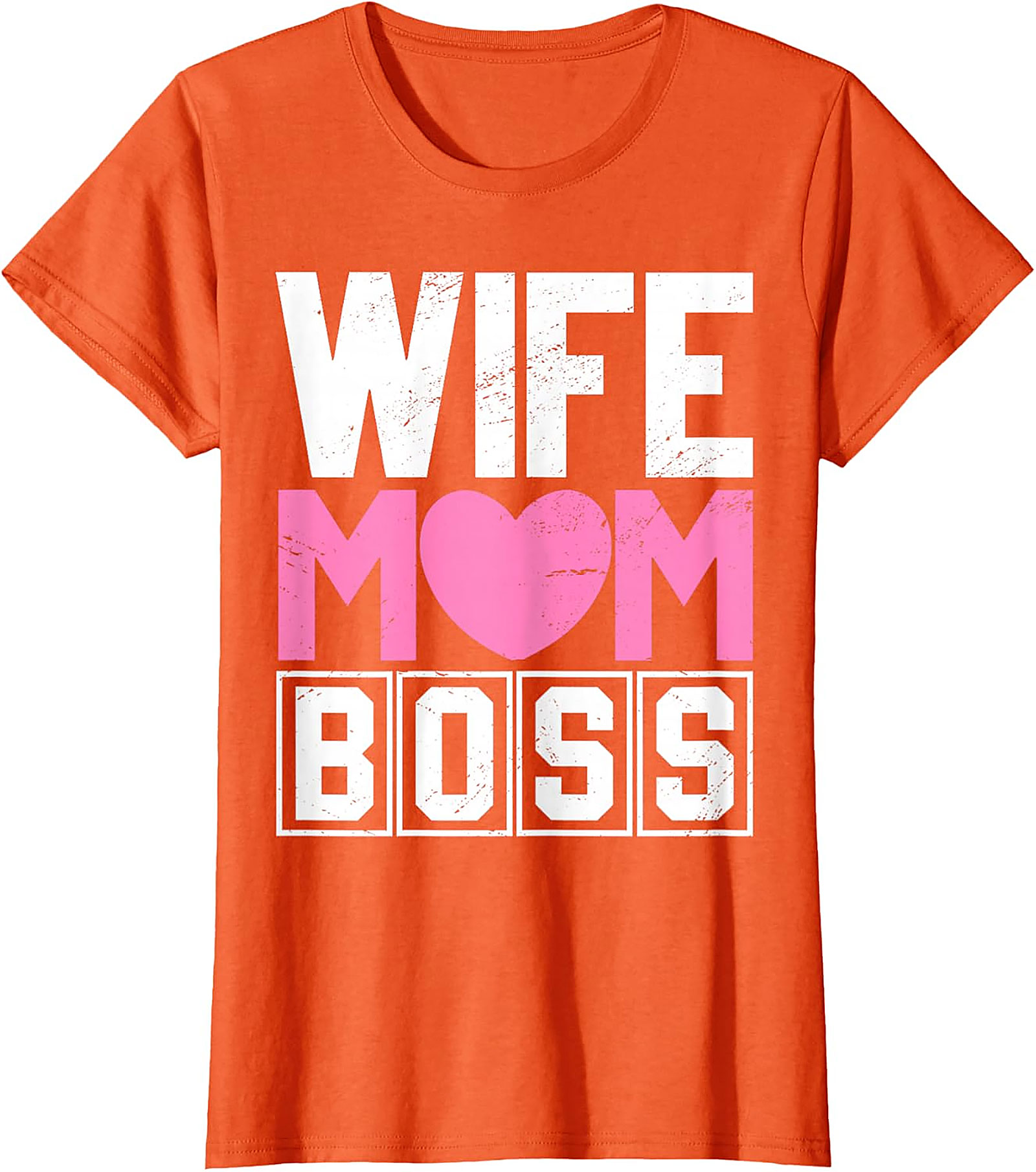 Wife Mom Boss T-shirt | Comfy Motherhood Graphic Tee