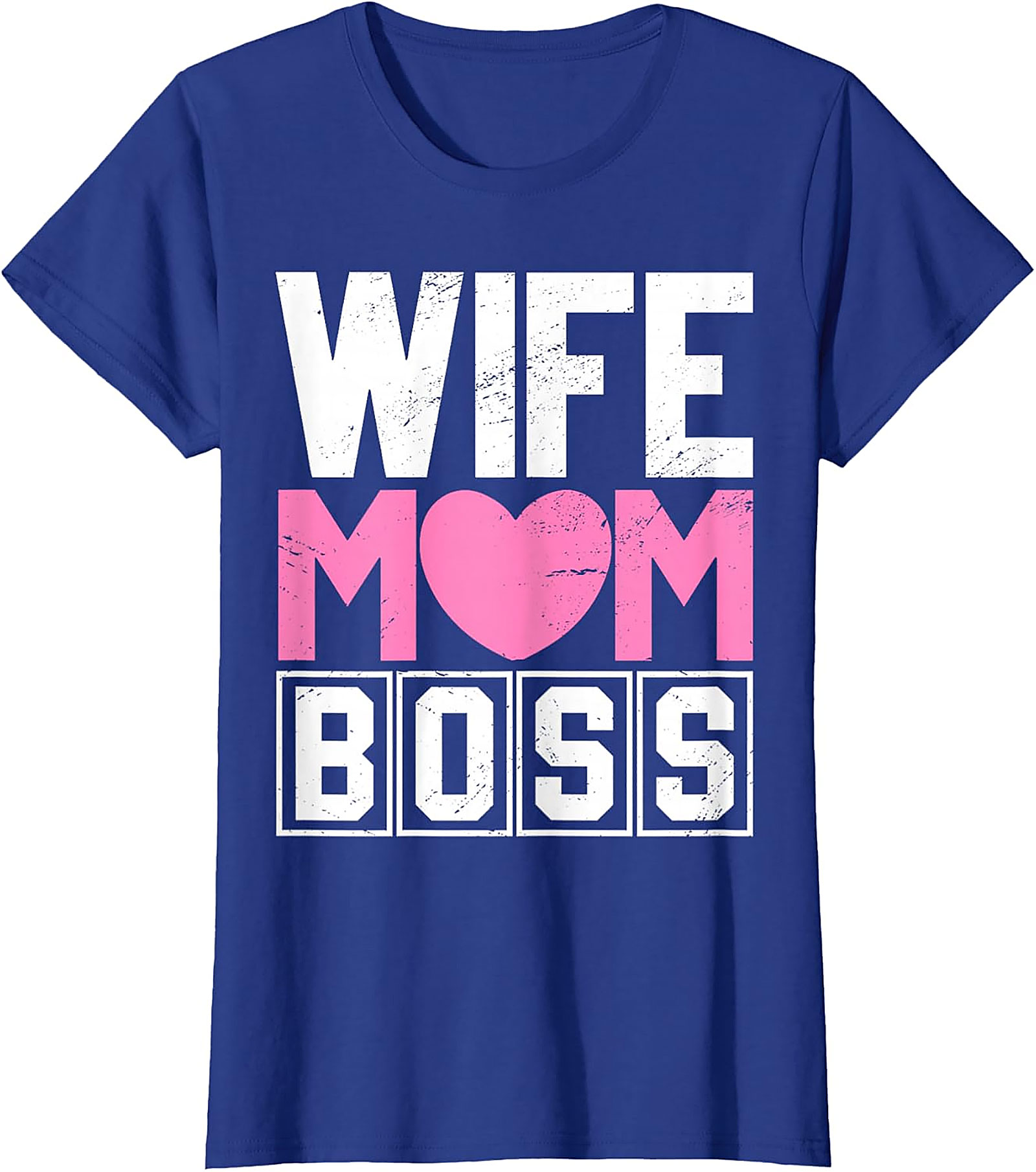 Wife Mom Boss T-shirt | Comfy Motherhood Graphic Tee