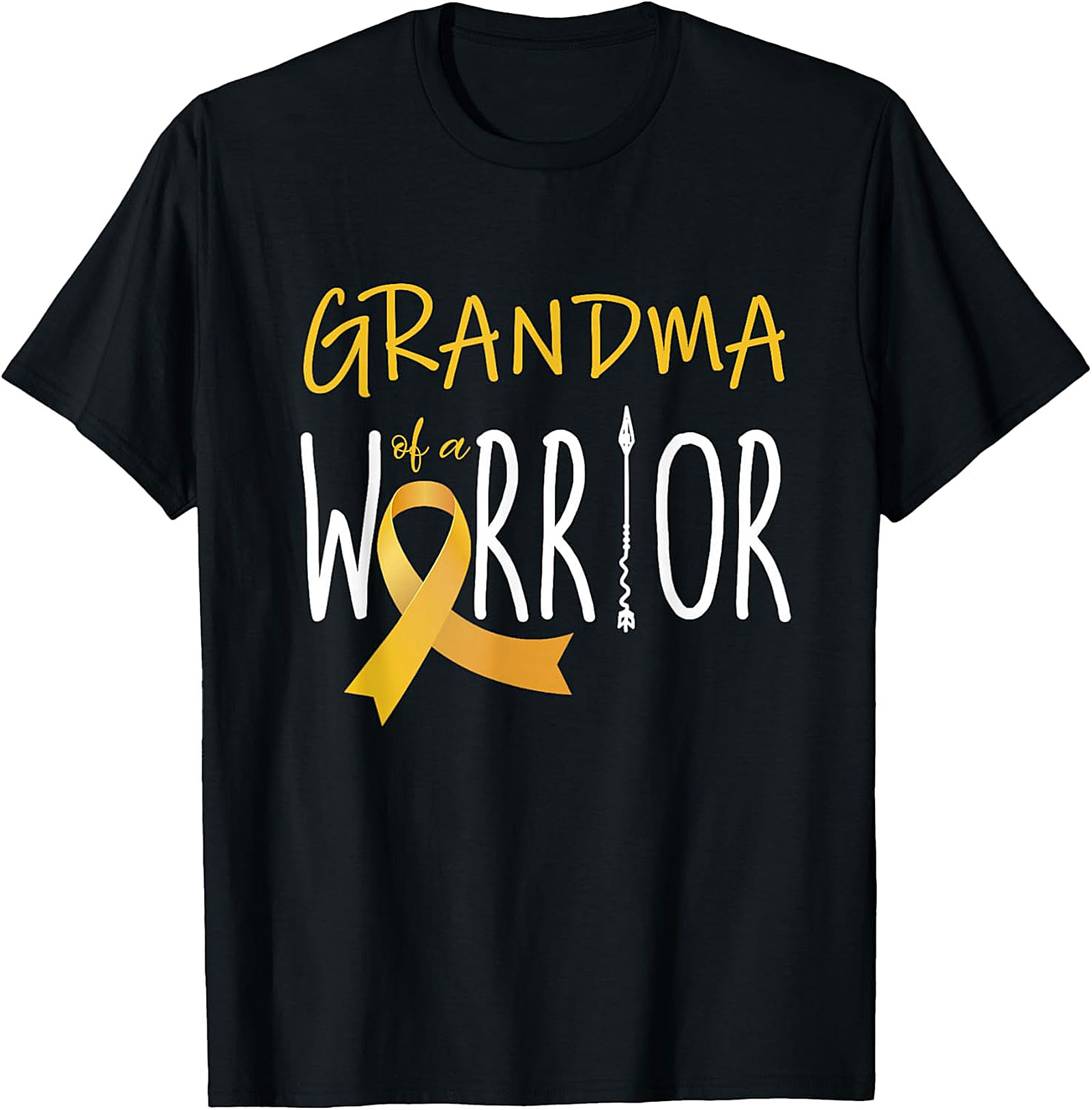 Grandma of a Warrior T-shirt | Childhood Cancer Awareness Tee