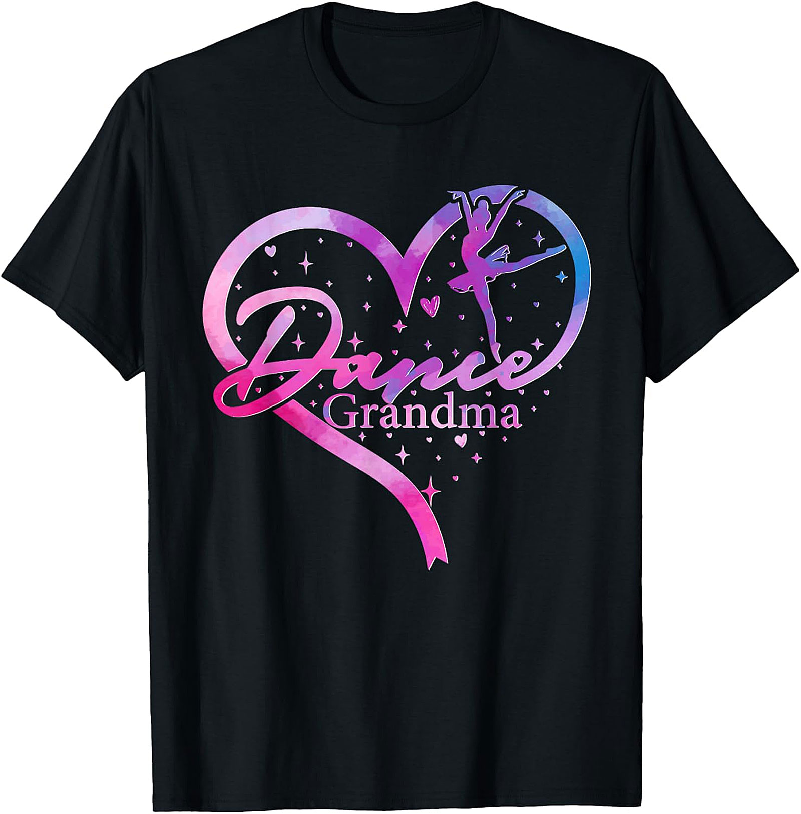 Dance Grandma T-shirt | Soft Cotton Ballerina Heart Tee