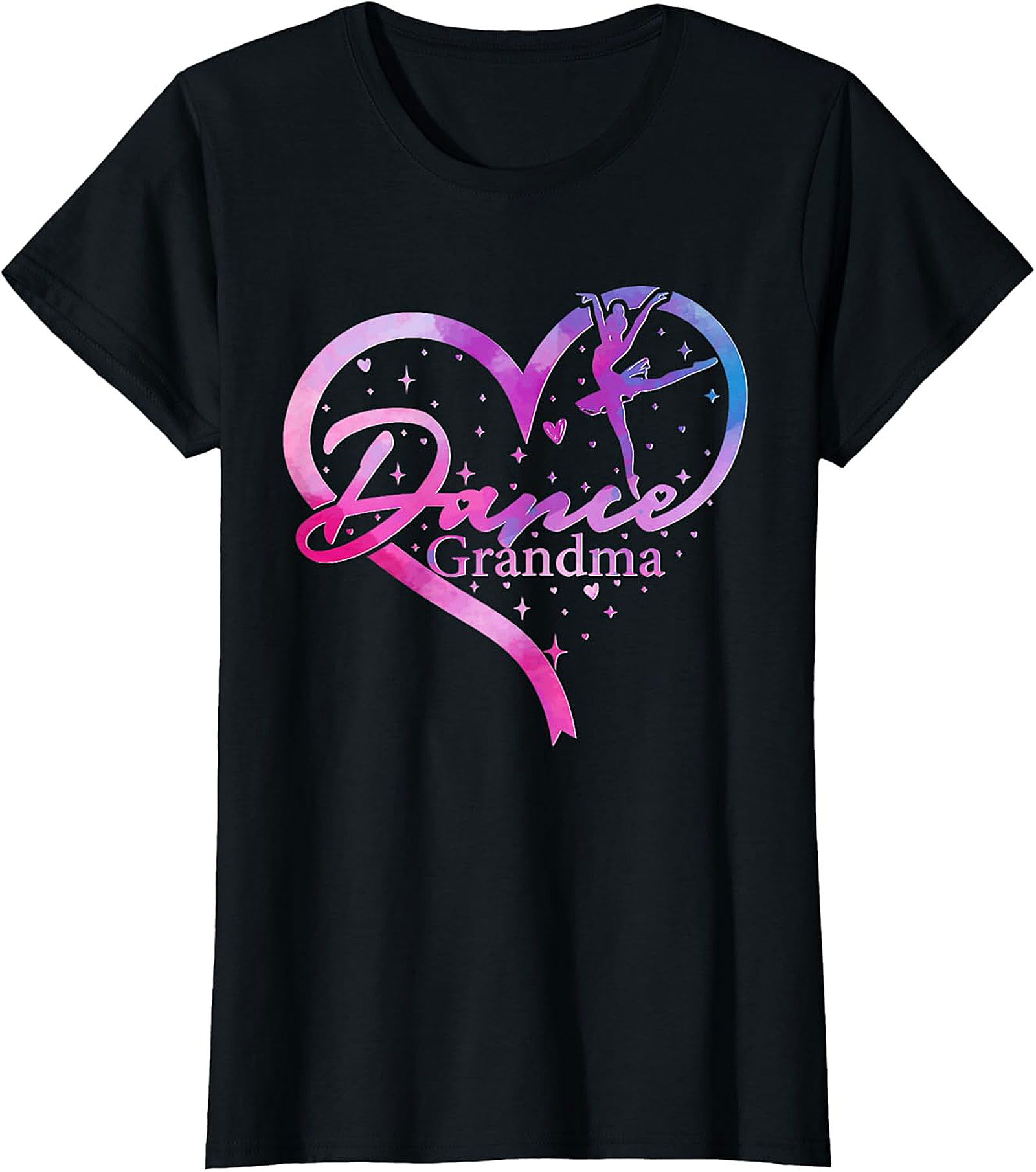  Dance Grandma T-shirt | Soft Cotton Ballerina Heart Tee