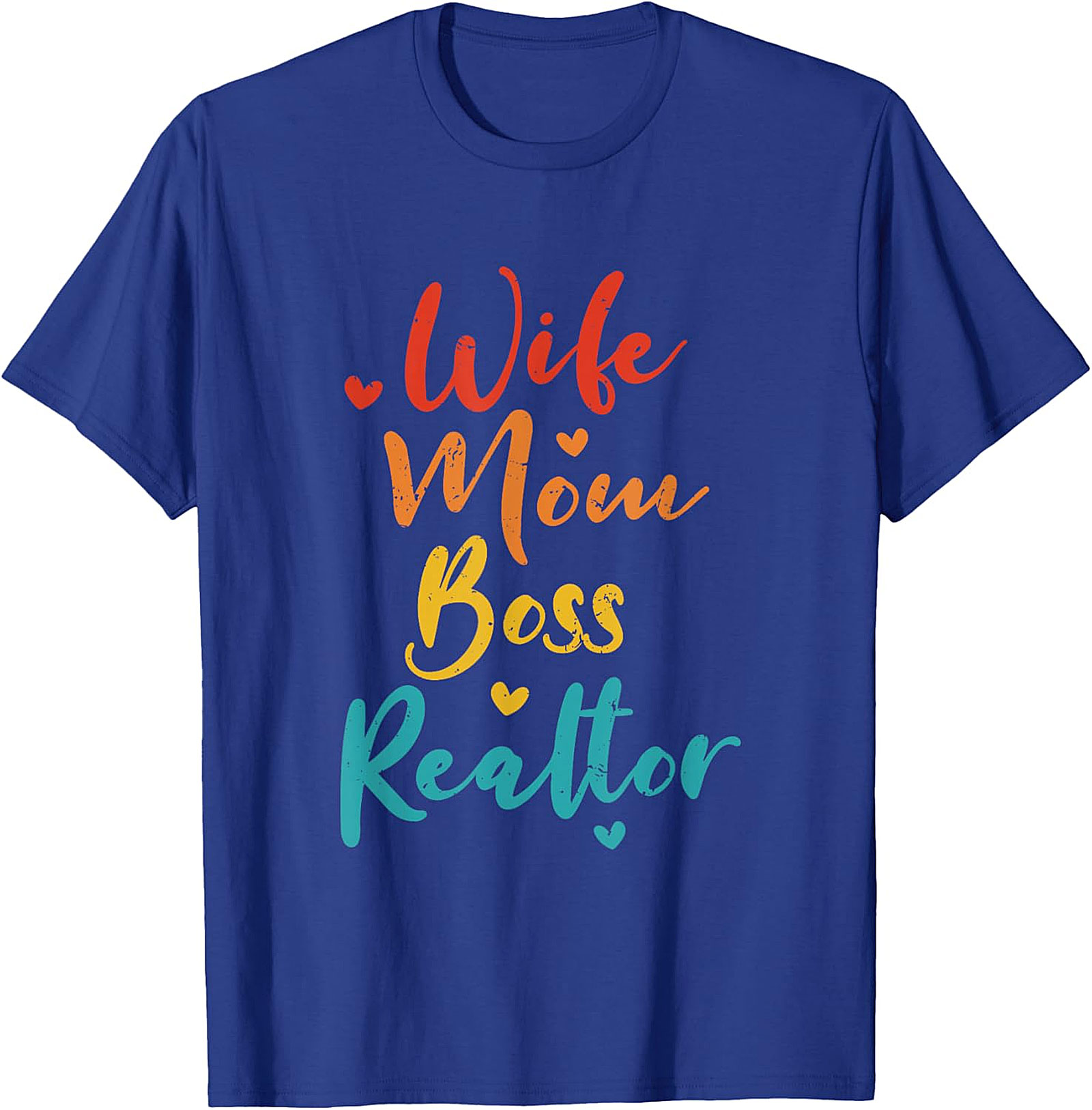 Wife Mom Boss Realtor T-shirt | Retro Real Estate Graphic Tee