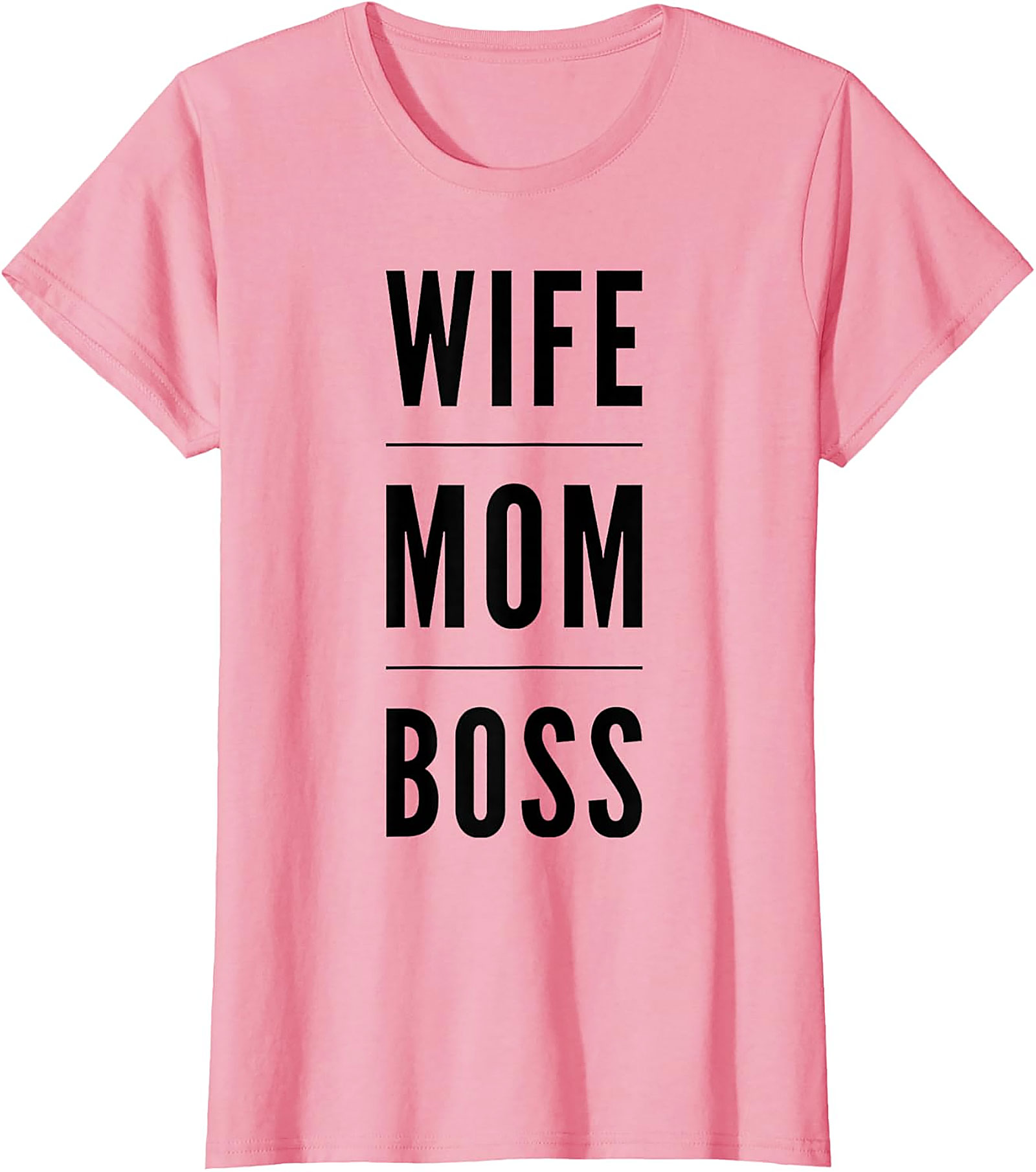 Wife Mom Boss T-Shirt | Empowering Women's Graphic Tee