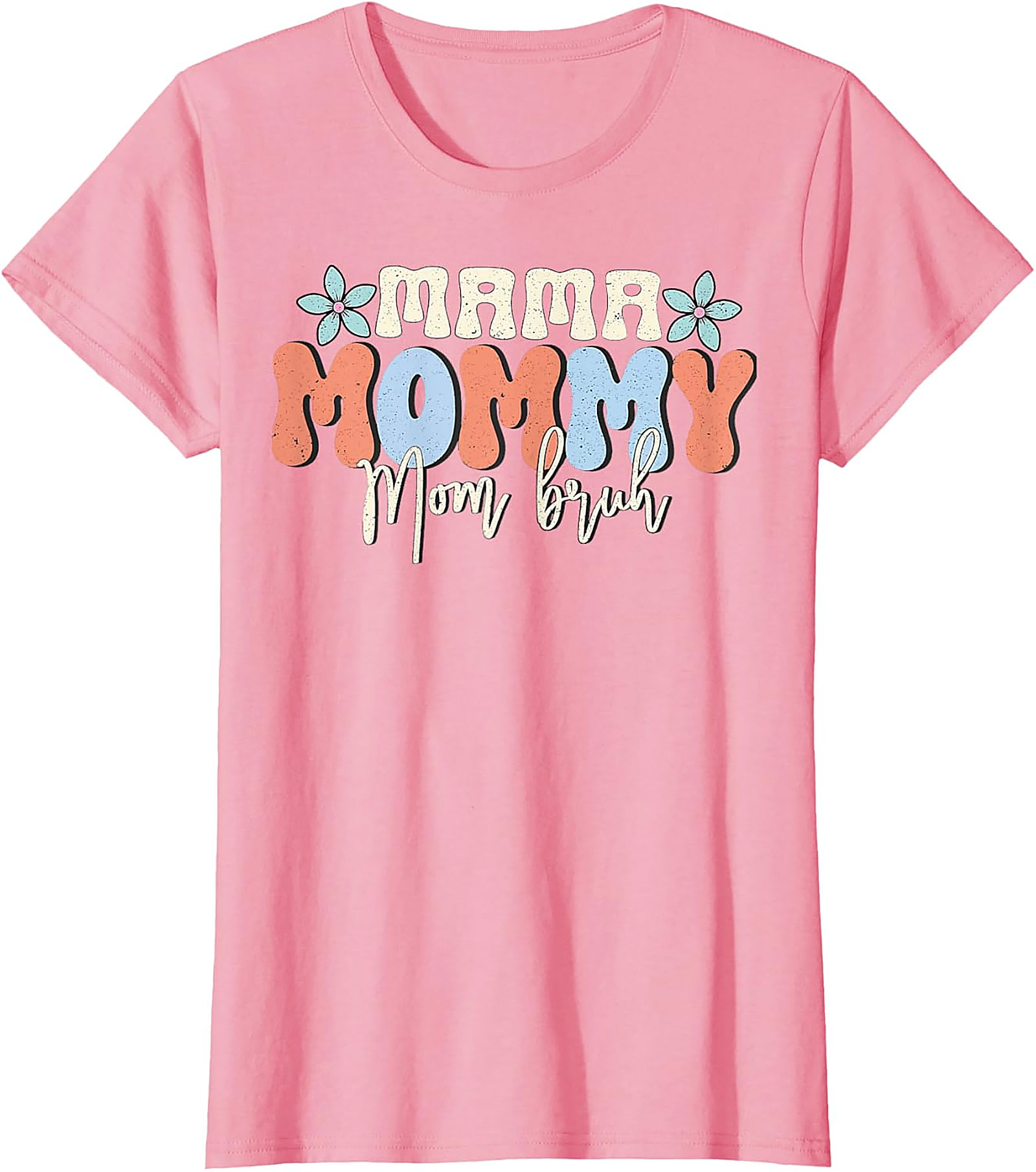 Mama Mommy Mom Bruh T-shirt | Funny Retro Mom Life Tee