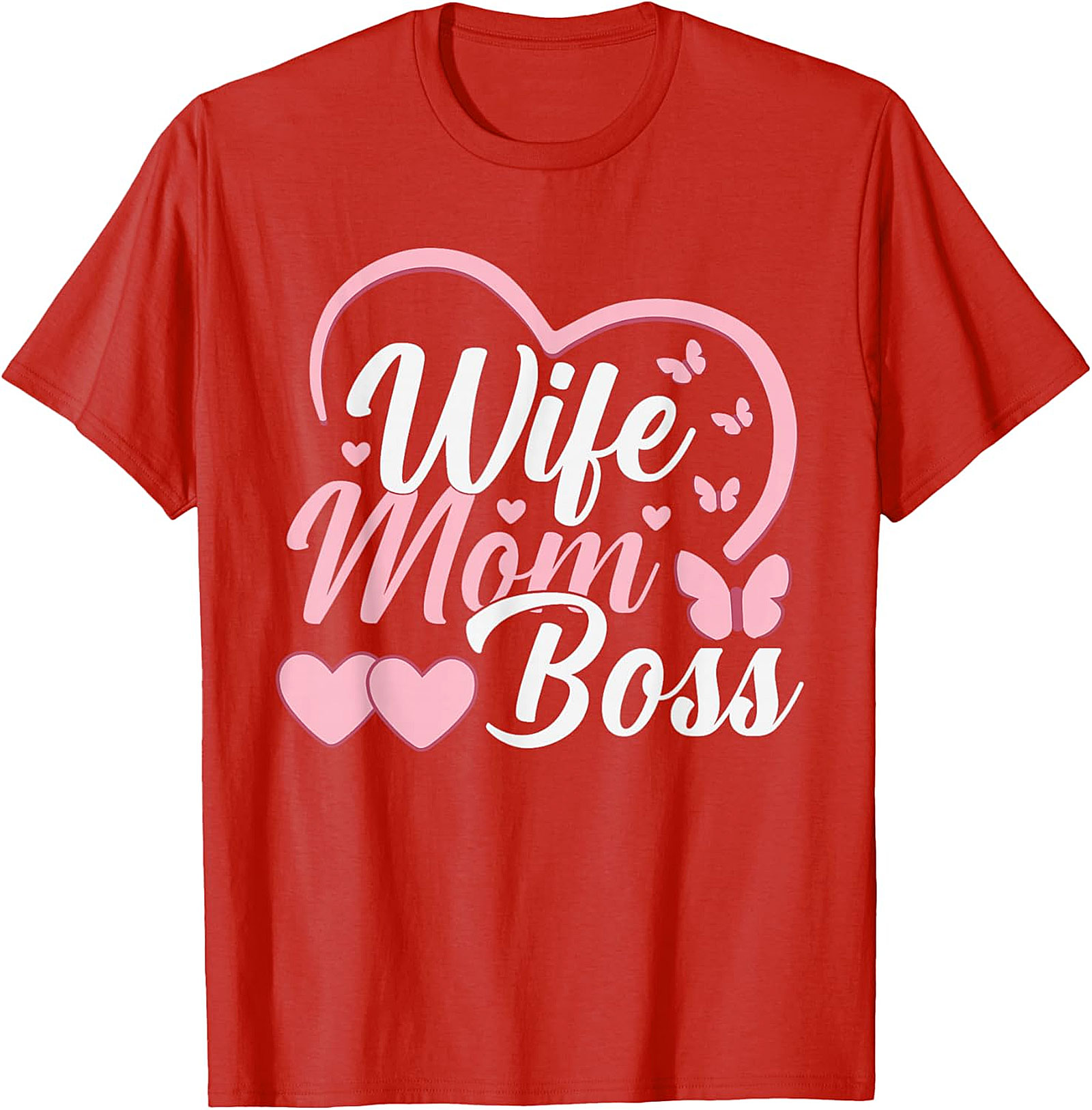 Wife Mom Boss T-shirt | Cute Graphic Tee for Women