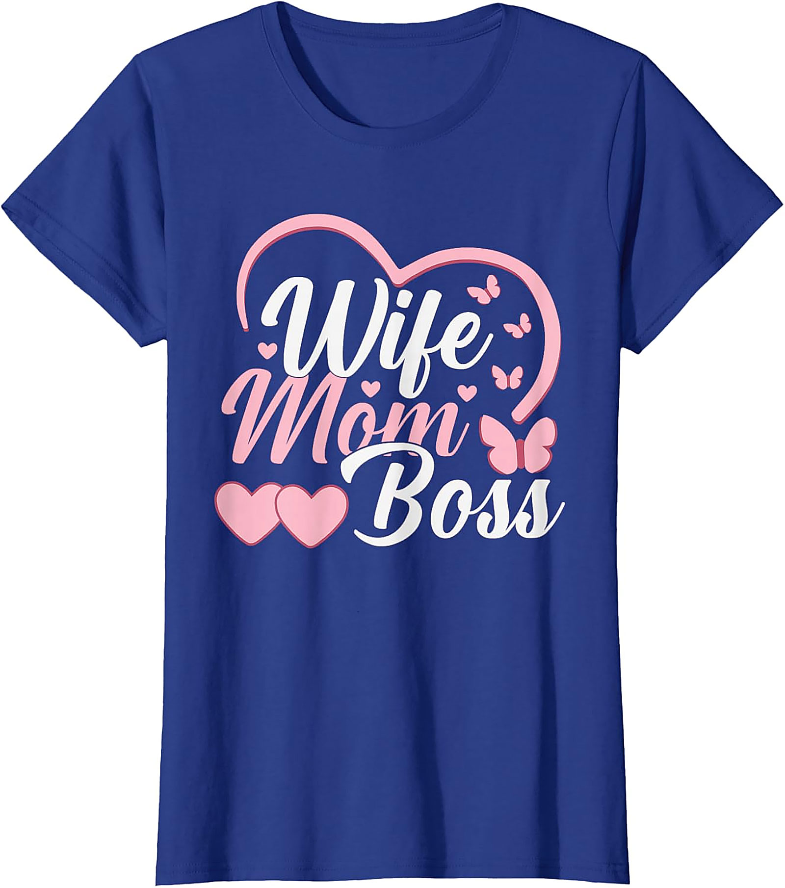Wife Mom Boss T-shirt | Cute Graphic Tee for Women