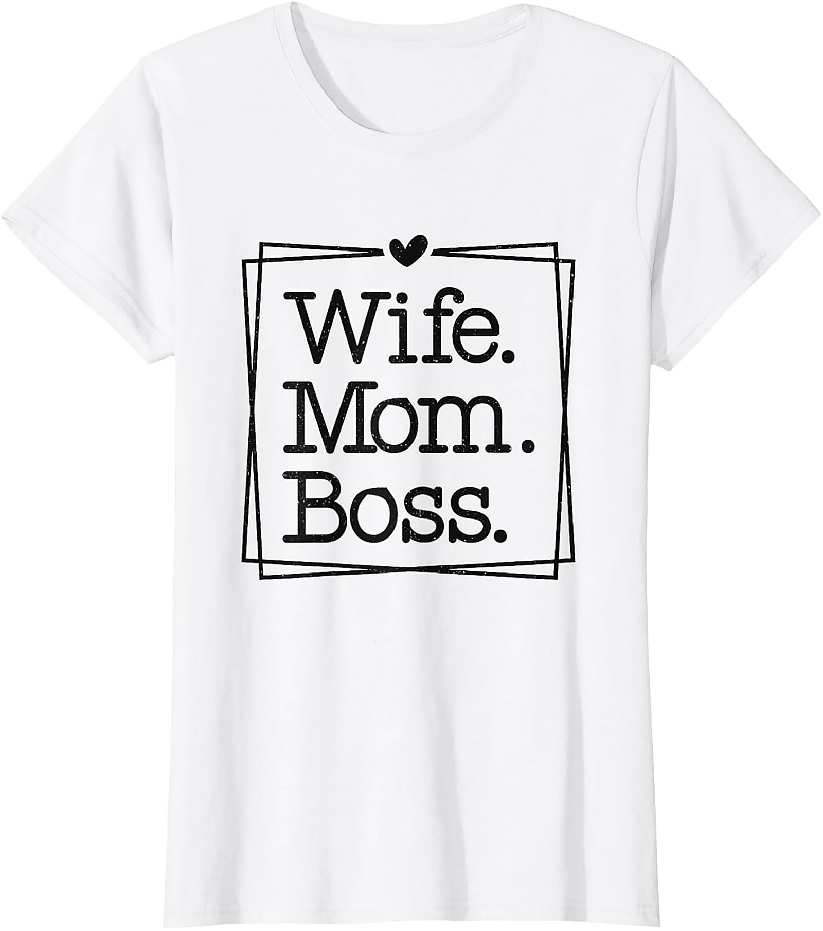 Wife Mom Boss T-Shirt | Empowering Graphic Tee for Her