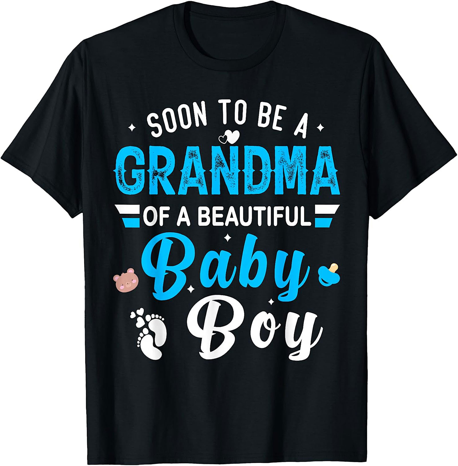 Soon To Be A Grandma Baby Boy T-shirt | New Grandma Gift