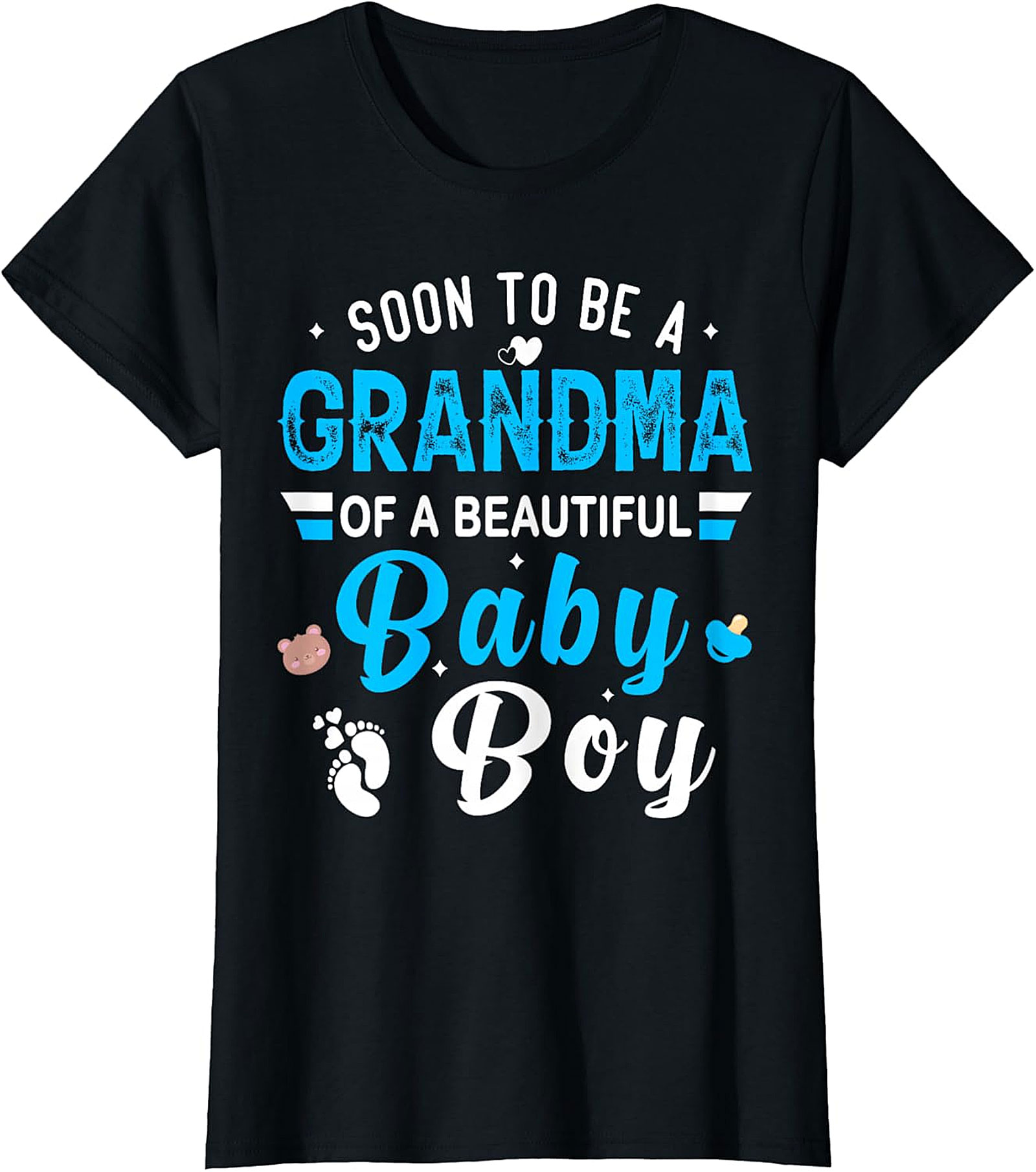 Soon To Be A Grandma Baby Boy T-shirt | New Grandma Gift