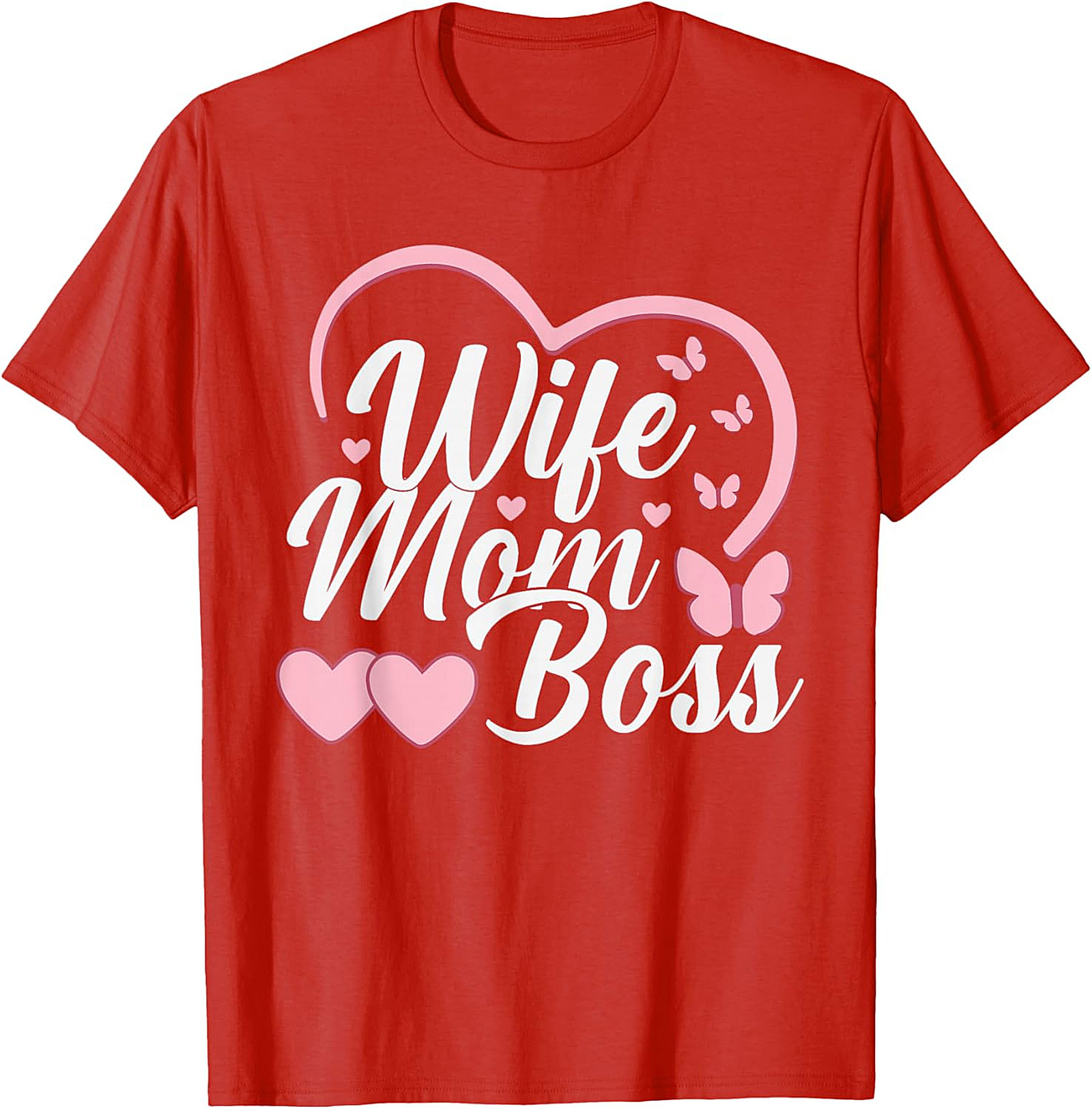 Wife Mom Boss T-Shirt | Cute Graphic Tee for Women