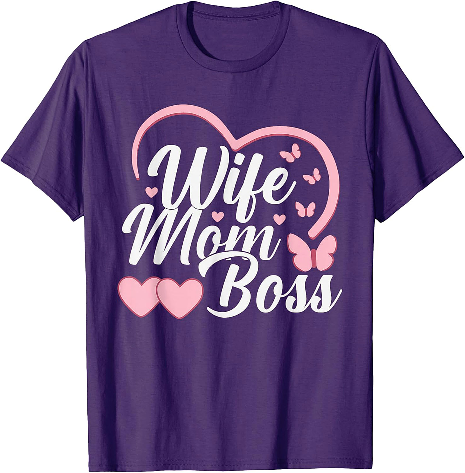 Wife Mom Boss T-Shirt | Cute Graphic Tee for Women