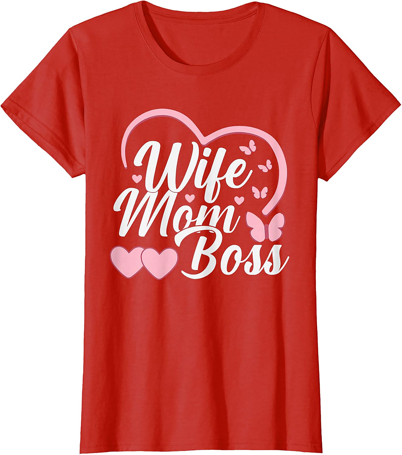Wife Mom Boss T-Shirt | Cute Graphic Tee for Women