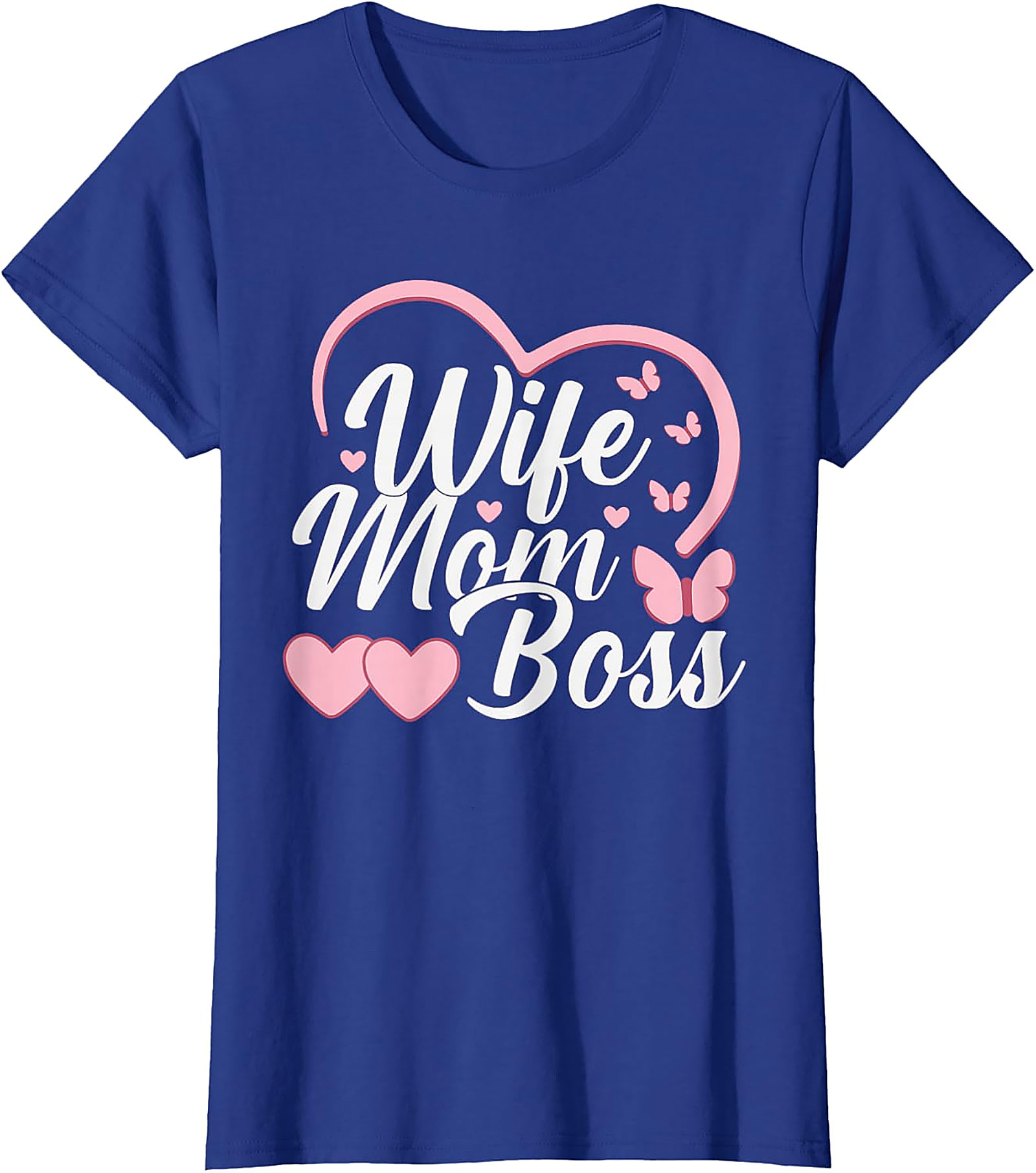 Wife Mom Boss T-Shirt | Cute Graphic Tee for Women