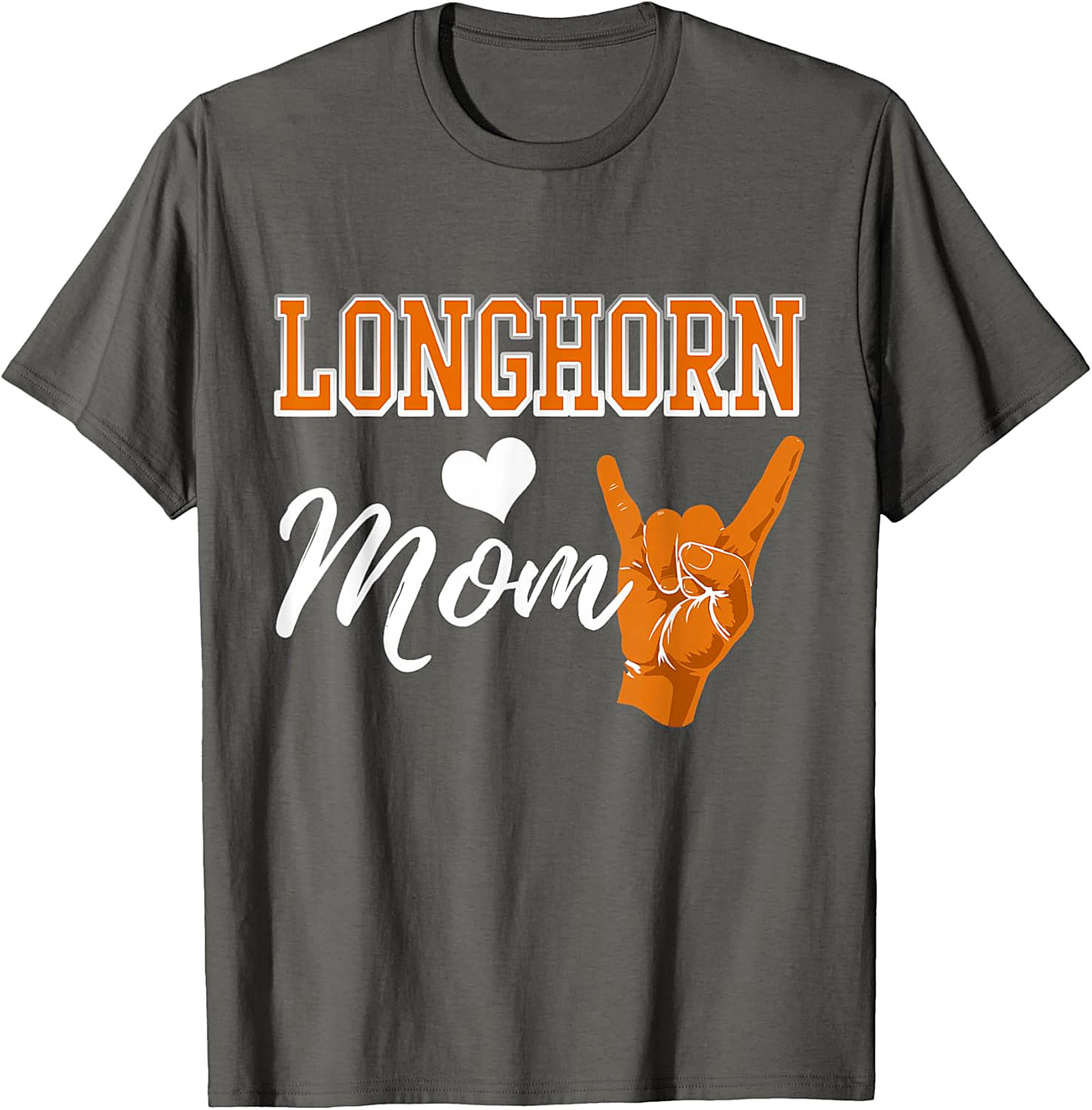 Longhorn Mom T-Shirt Texas Spirit Graphic Tee for Moms